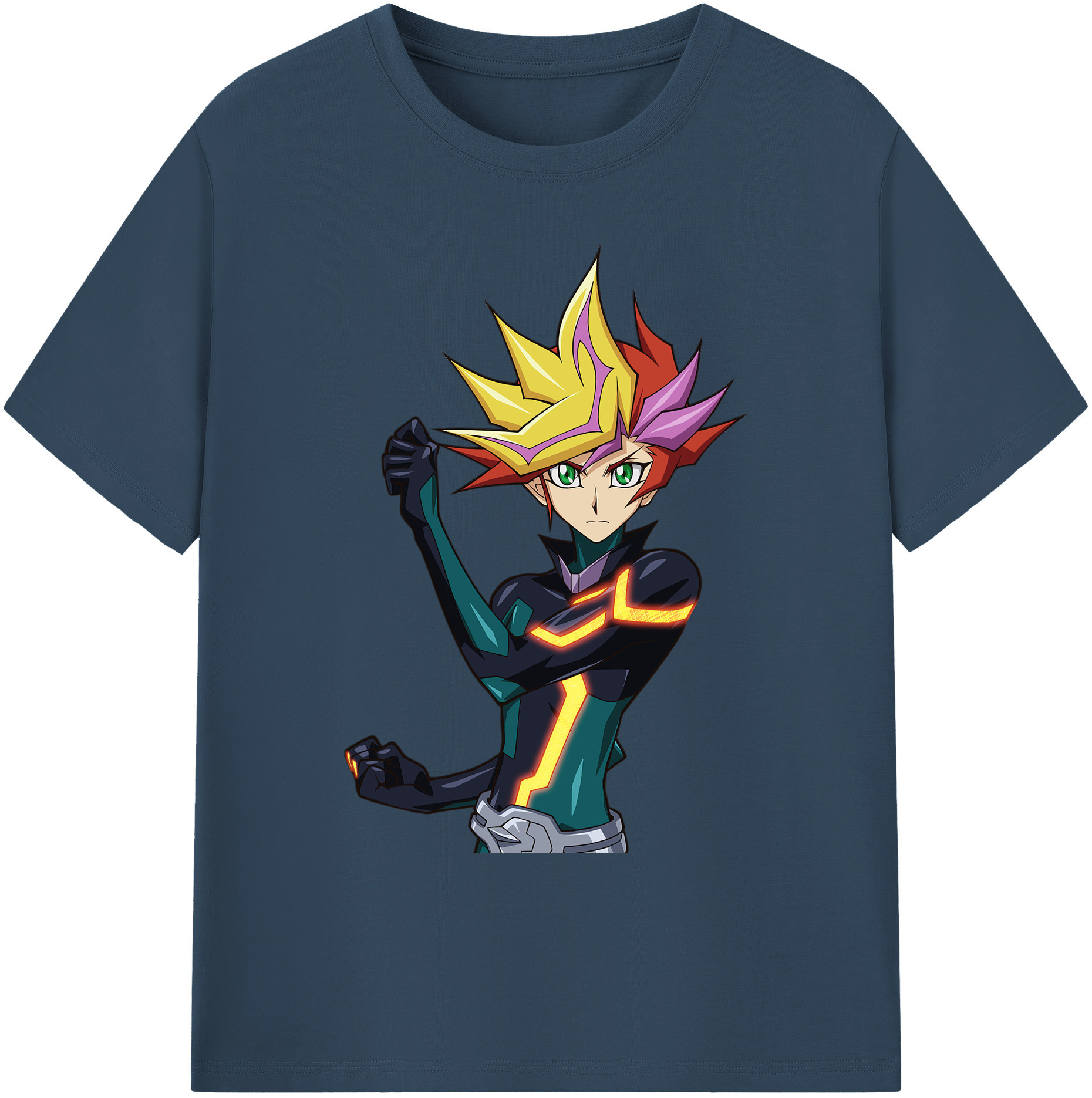 （画像用） 遊☆戯☆王 Yu-Gi-Oh! 綿100％ メンズ半袖Tシャツ｜肌触りやわらか＆通気性