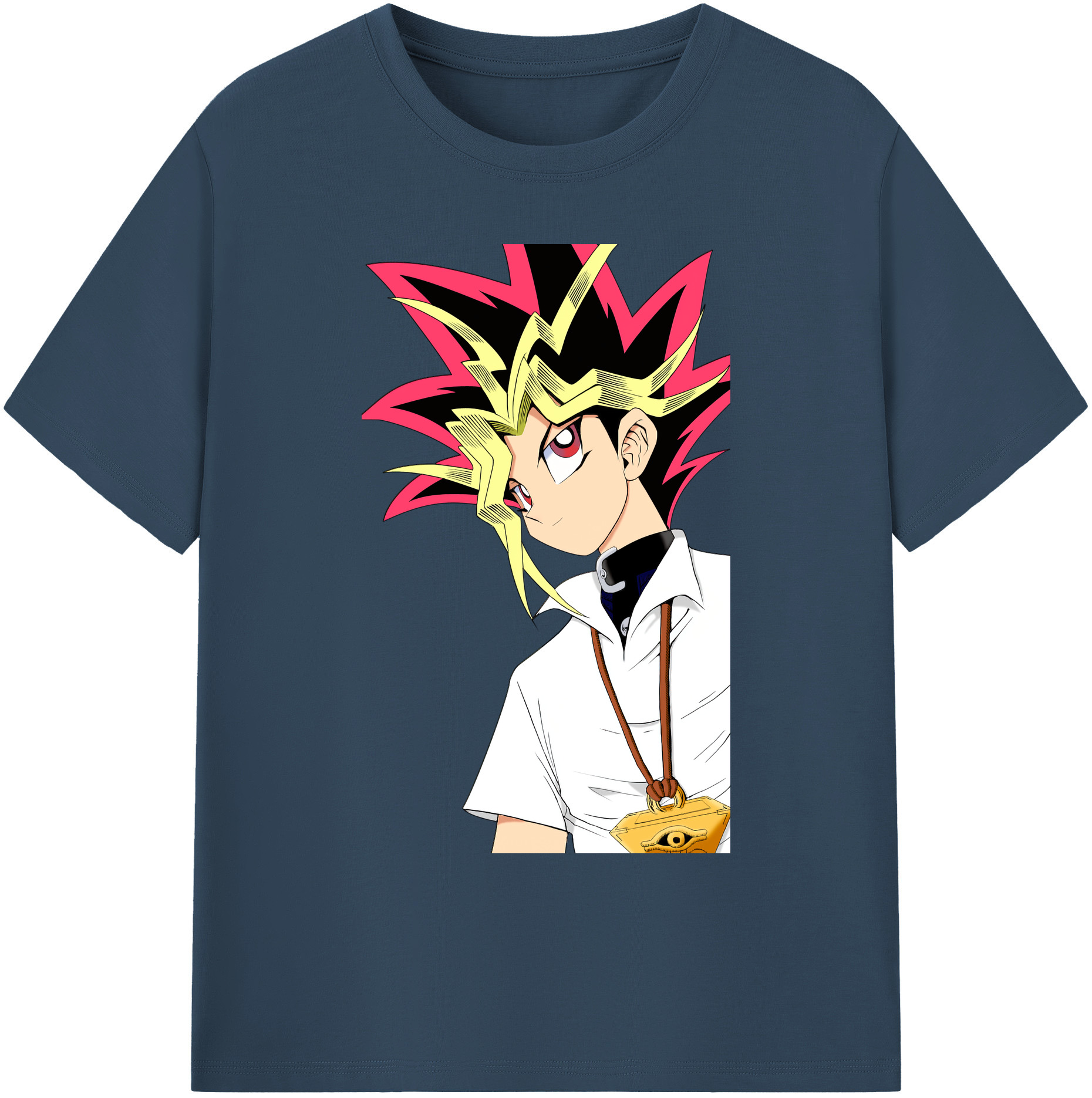 （画像用） 遊☆戯☆王 Yu-Gi-Oh! 綿100％ メンズ半袖Tシャツ｜肌触りやわらか＆通気性