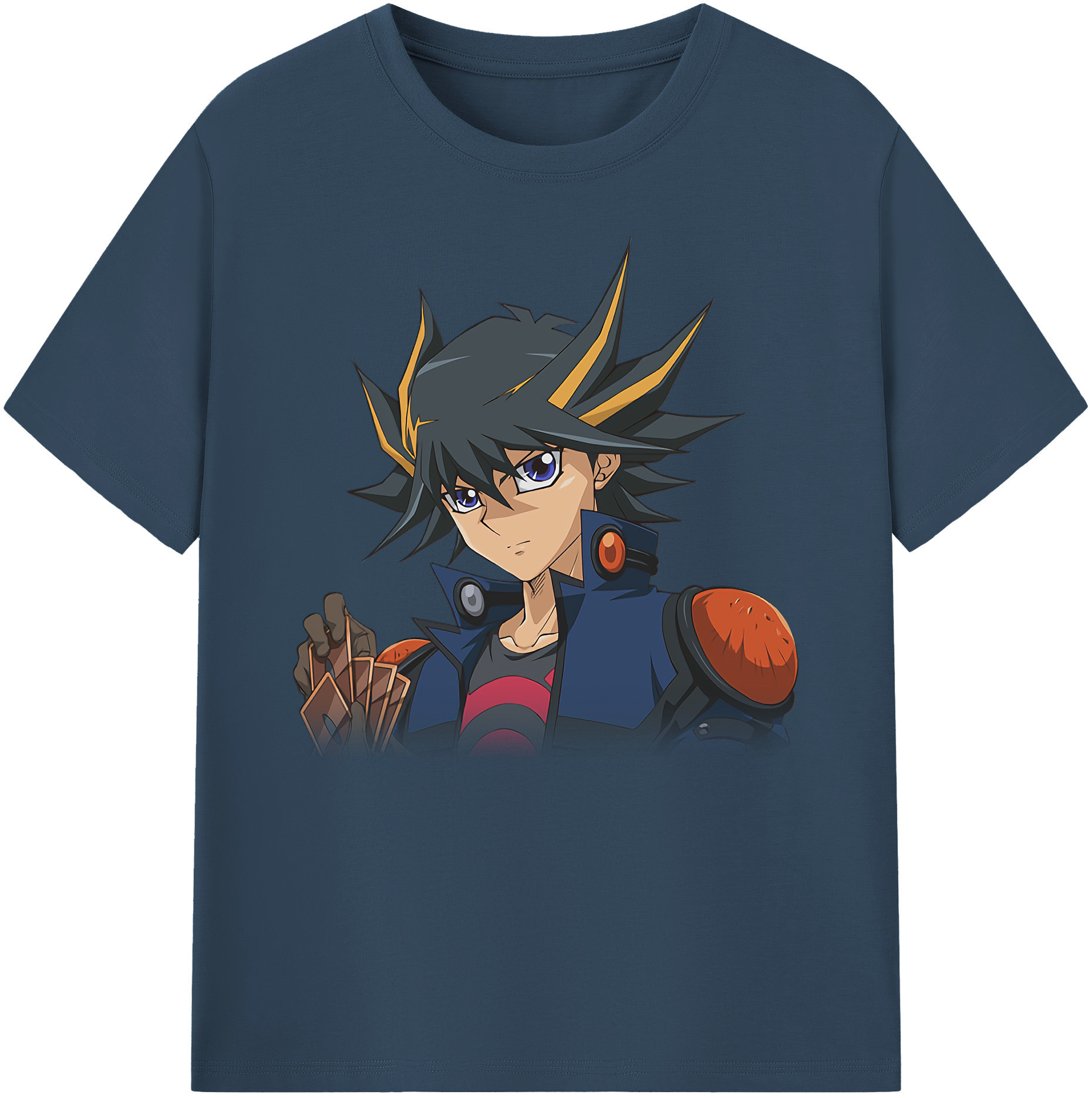 （画像用） 遊☆戯☆王 Yu-Gi-Oh! 綿100％ メンズ半袖Tシャツ｜肌触りやわらか＆通気性