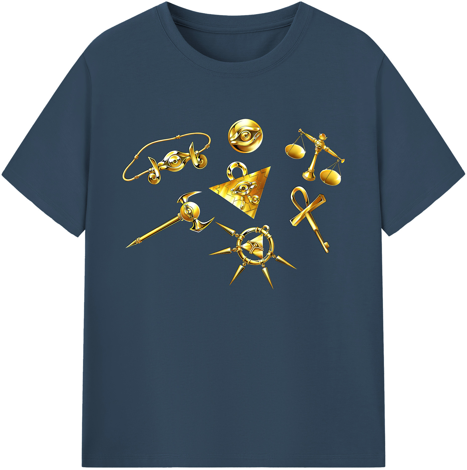 （画像用） 遊☆戯☆王 Yu-Gi-Oh! 綿100％ メンズ半袖Tシャツ｜肌触りやわらか＆通気性