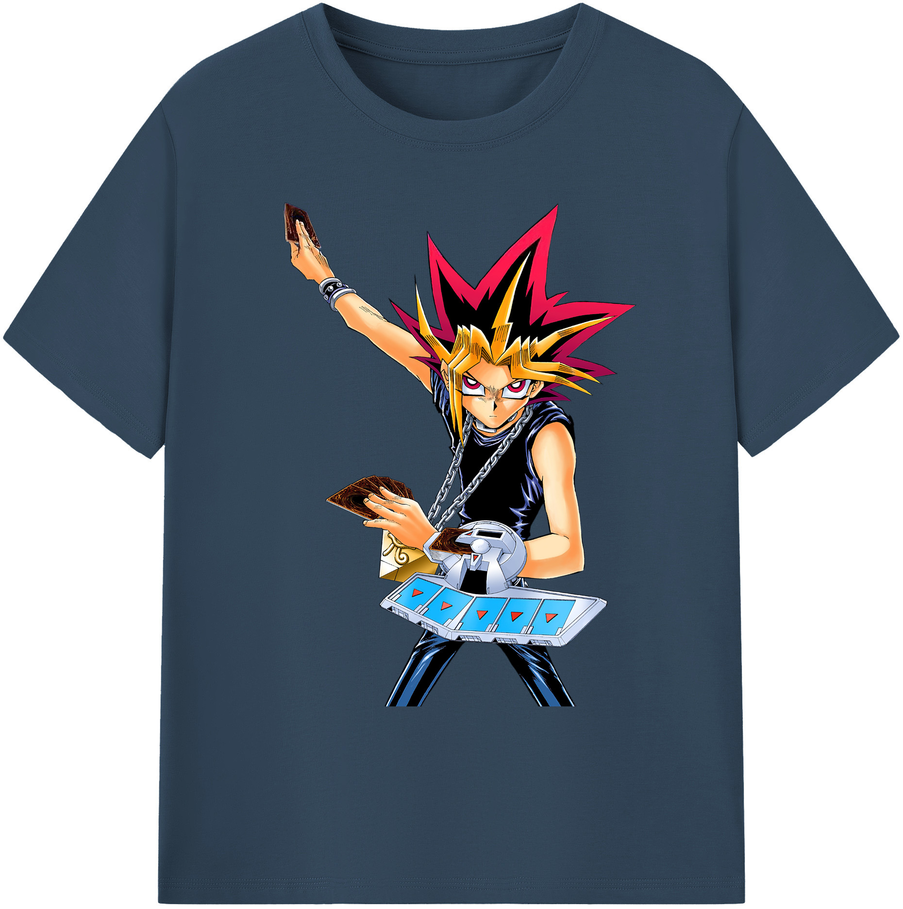 （画像用） 遊☆戯☆王 Yu-Gi-Oh! 綿100％ メンズ半袖Tシャツ｜肌触りやわらか＆通気性