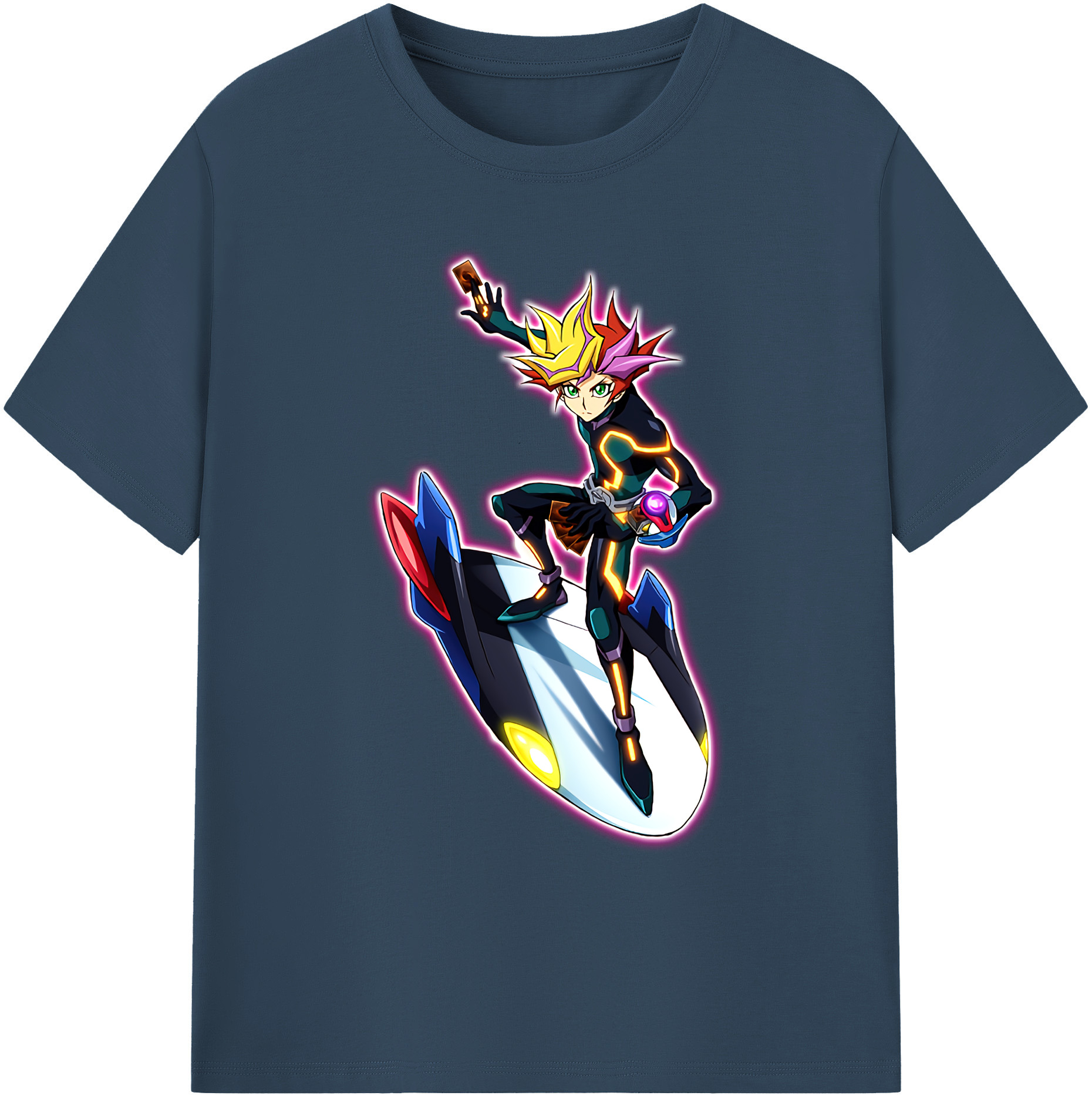 （画像用） 遊☆戯☆王 Yu-Gi-Oh! 綿100％ メンズ半袖Tシャツ｜肌触りやわらか＆通気性