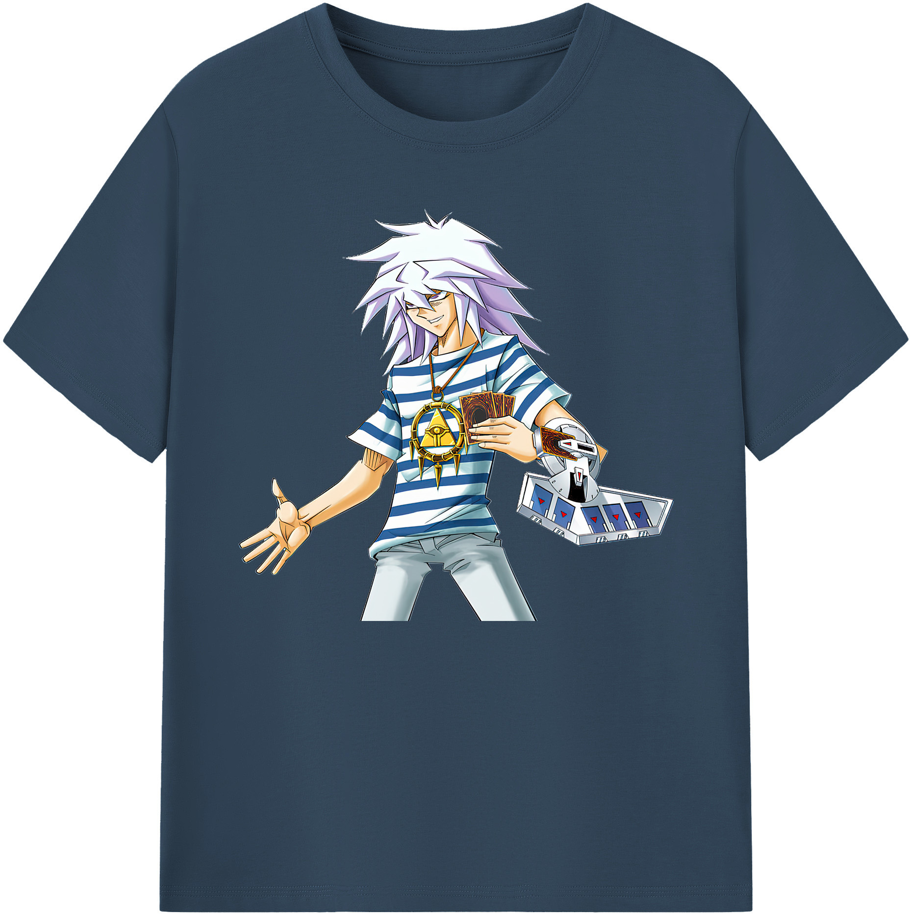 （画像用） 遊☆戯☆王 Yu-Gi-Oh! 綿100％ メンズ半袖Tシャツ｜肌触りやわらか＆通気性