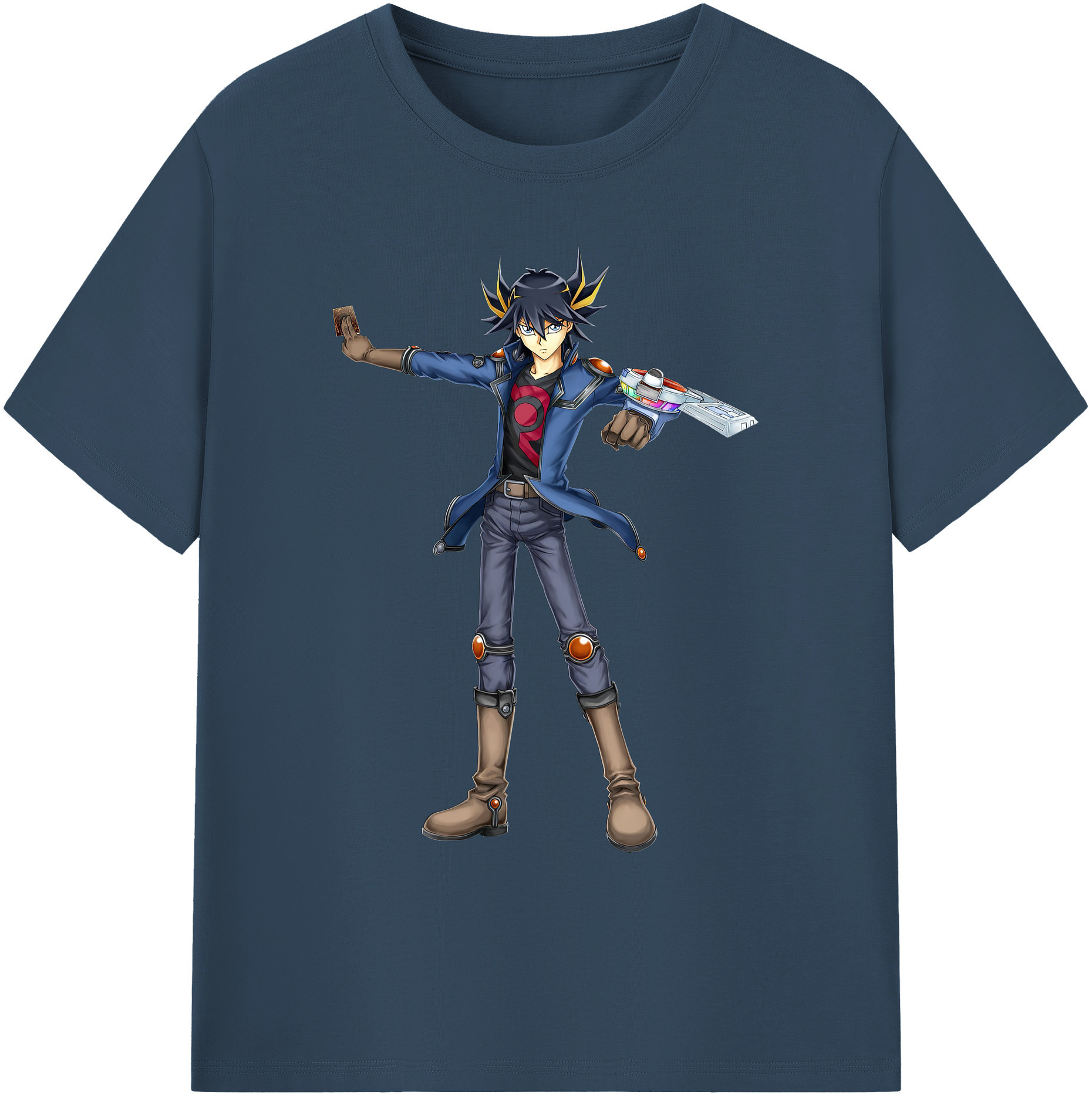 （画像用） 遊☆戯☆王 Yu-Gi-Oh! 綿100％ メンズ半袖Tシャツ｜肌触りやわらか＆通気性