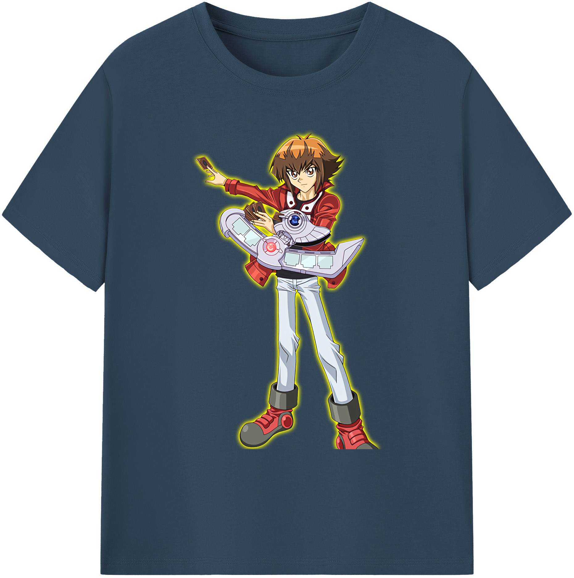 （画像用） 遊☆戯☆王 Yu-Gi-Oh! 綿100％ メンズ半袖Tシャツ｜肌触りやわらか＆通気性