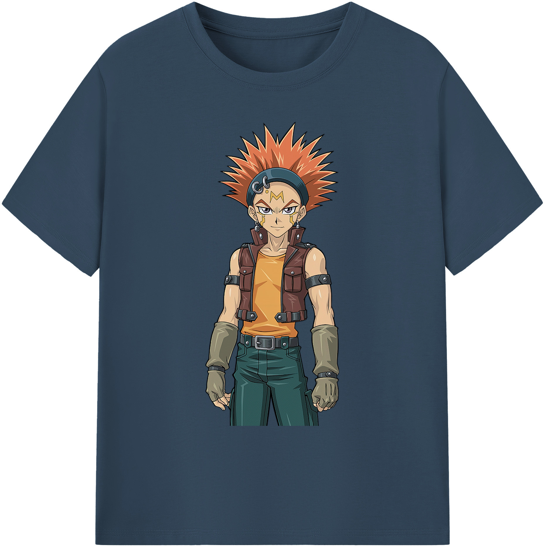 （画像用） 遊☆戯☆王 Yu-Gi-Oh! 綿100％ メンズ半袖Tシャツ｜肌触りやわらか＆通気性