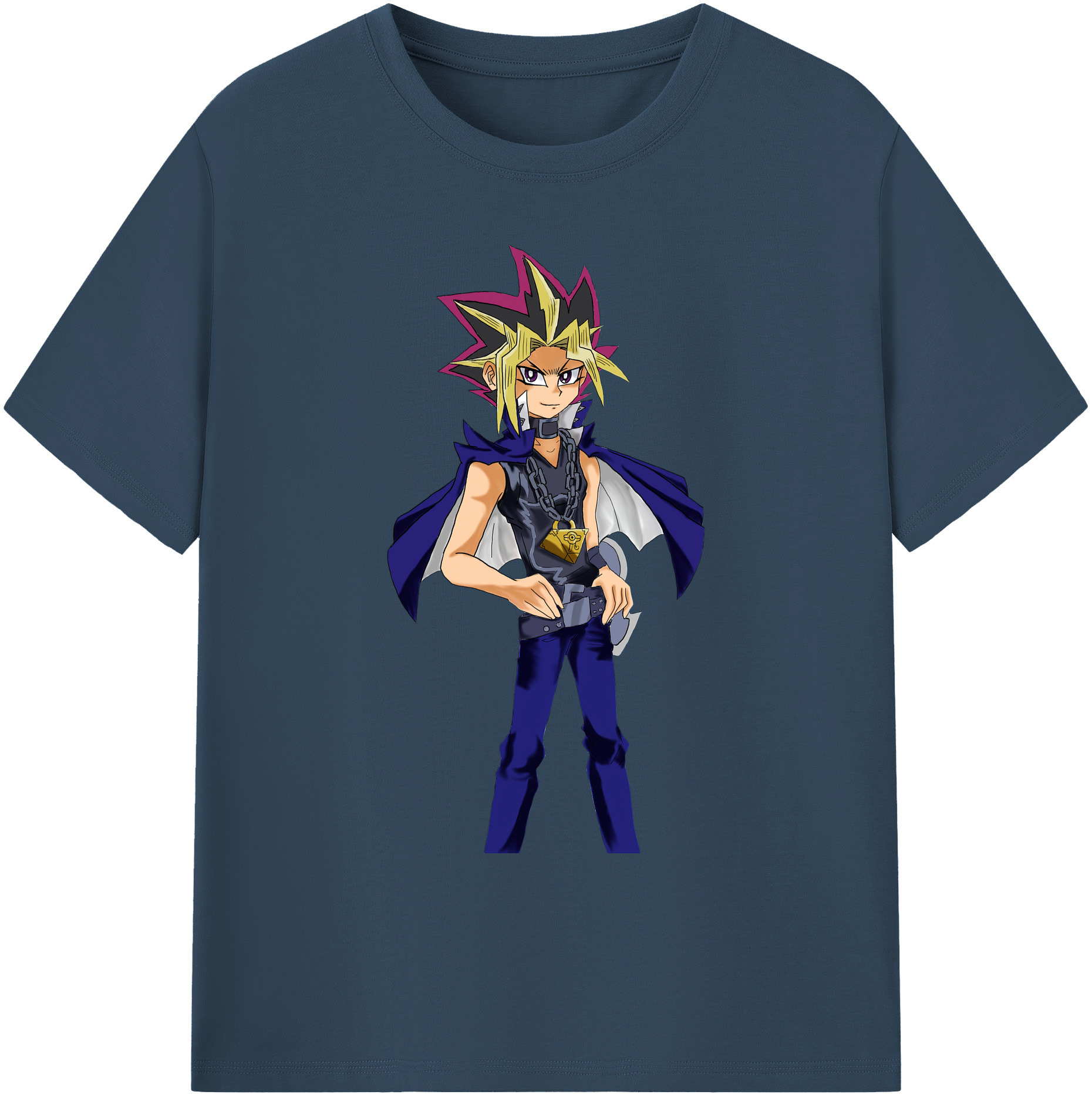 （画像用） 遊☆戯☆王 Yu-Gi-Oh! 綿100％ メンズ半袖Tシャツ｜肌触りやわらか＆通気性
