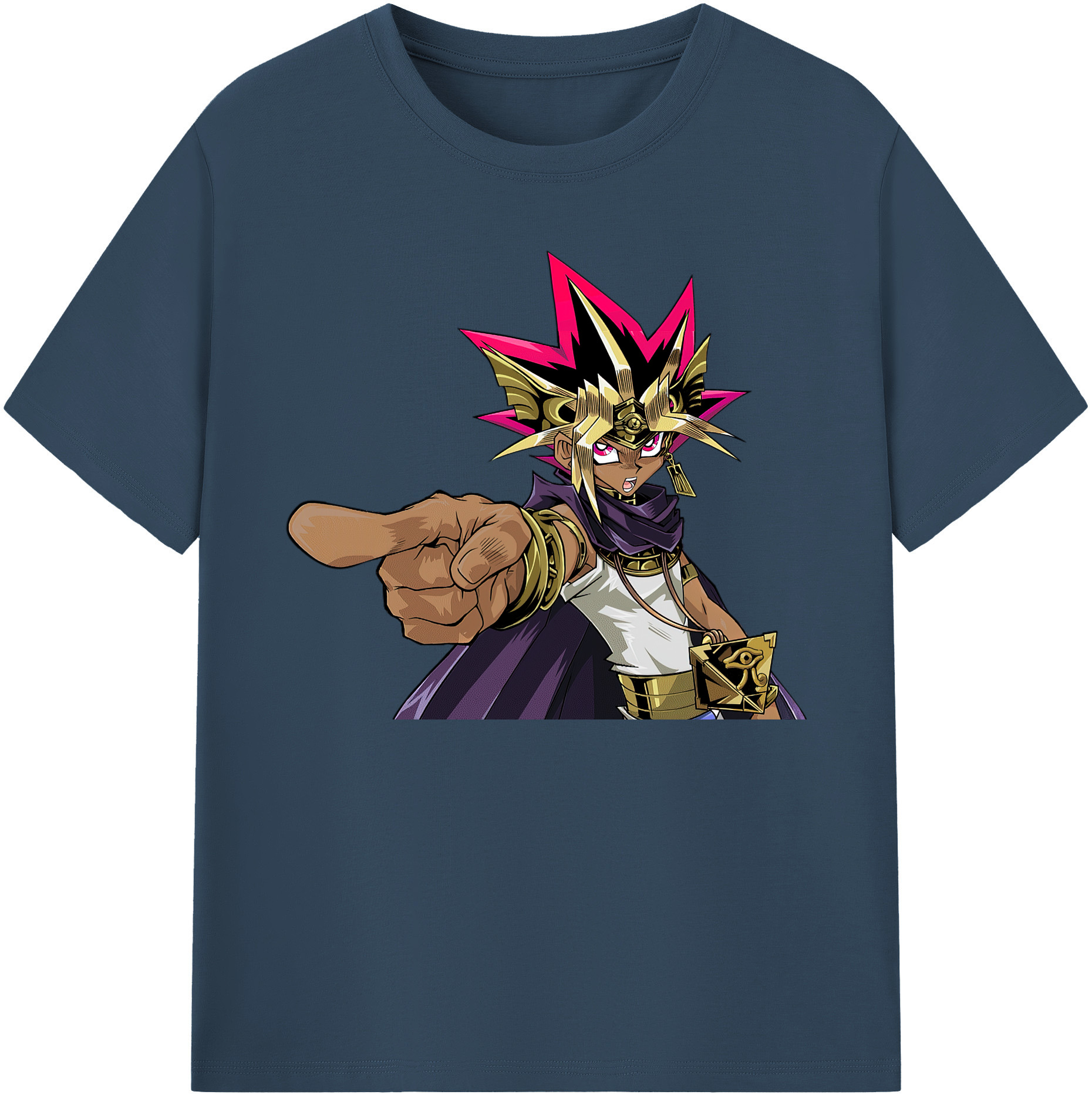 （画像用） 遊☆戯☆王 Yu-Gi-Oh! 綿100％ メンズ半袖Tシャツ｜肌触りやわらか＆通気性