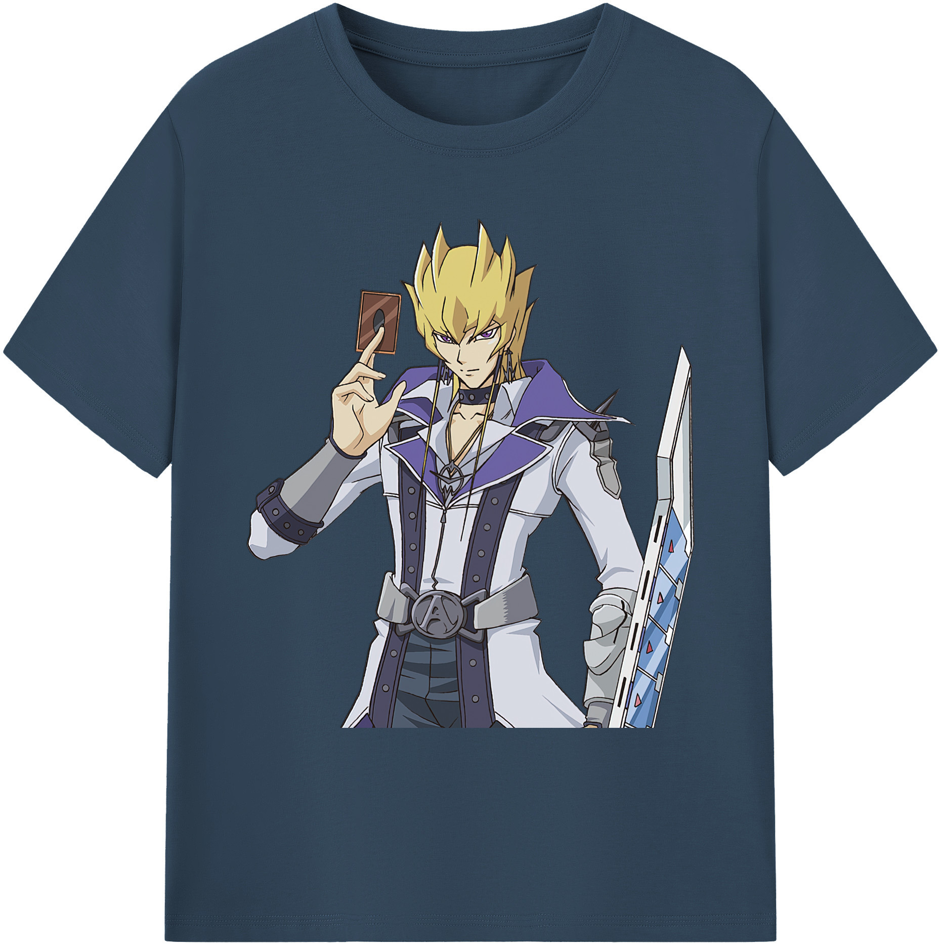 （画像用） 遊☆戯☆王 Yu-Gi-Oh! 綿100％ メンズ半袖Tシャツ｜肌触りやわらか＆通気性