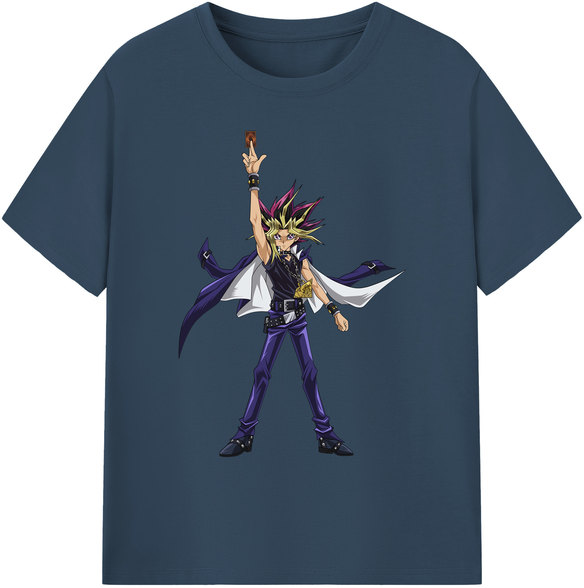 （画像用） 遊☆戯☆王 Yu-Gi-Oh! 綿100％ メンズ半袖Tシャツ｜肌触りやわらか＆通気性
