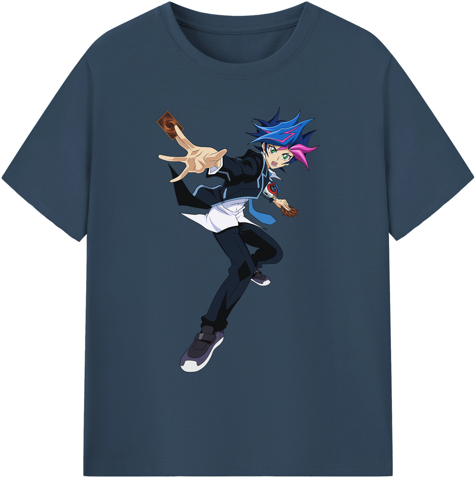 （画像用） 遊☆戯☆王 Yu-Gi-Oh! 綿100％ メンズ半袖Tシャツ｜肌触りやわらか＆通気性