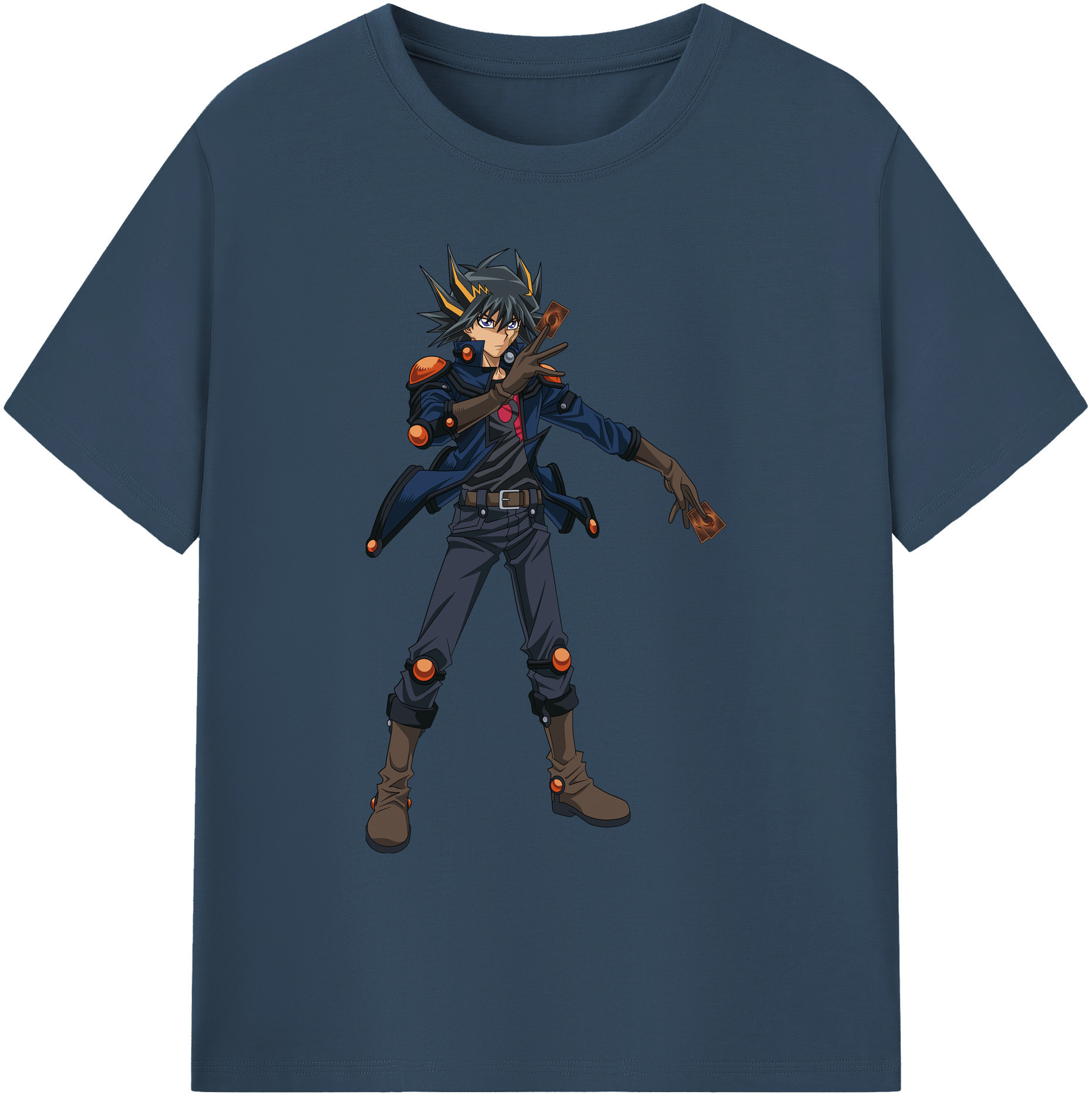 （画像用） 遊☆戯☆王 Yu-Gi-Oh! 綿100％ メンズ半袖Tシャツ｜肌触りやわらか＆通気性