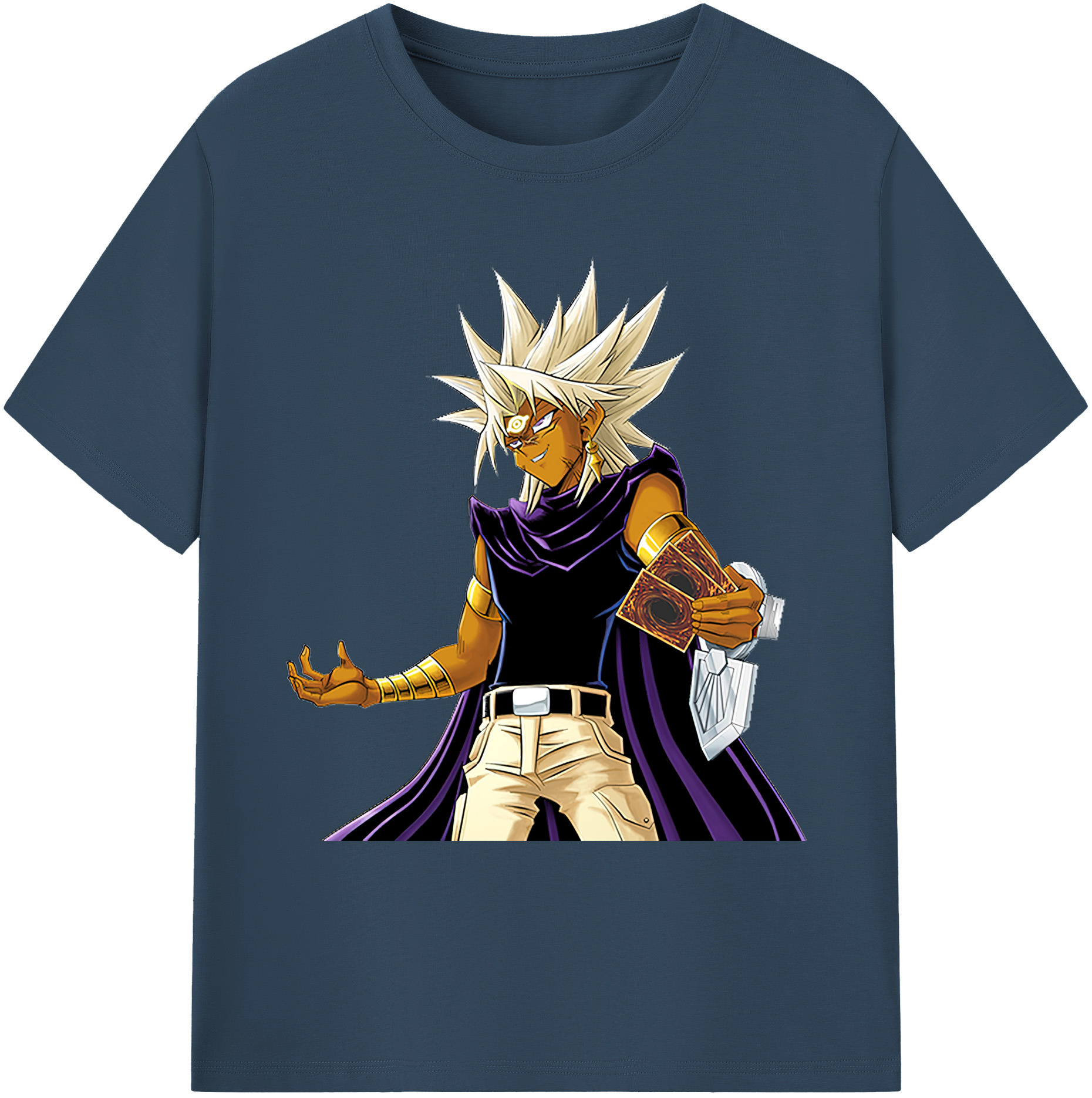 （画像用） 遊☆戯☆王 Yu-Gi-Oh! 綿100％ メンズ半袖Tシャツ｜肌触りやわらか＆通気性