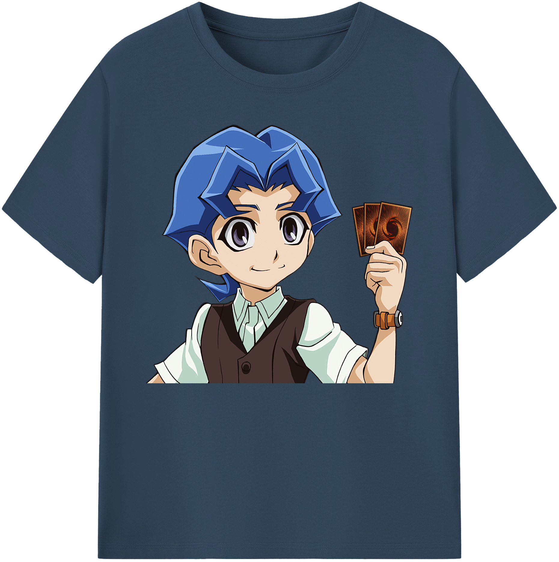（画像用） 遊☆戯☆王 Yu-Gi-Oh! 綿100％ メンズ半袖Tシャツ｜肌触りやわらか＆通気性