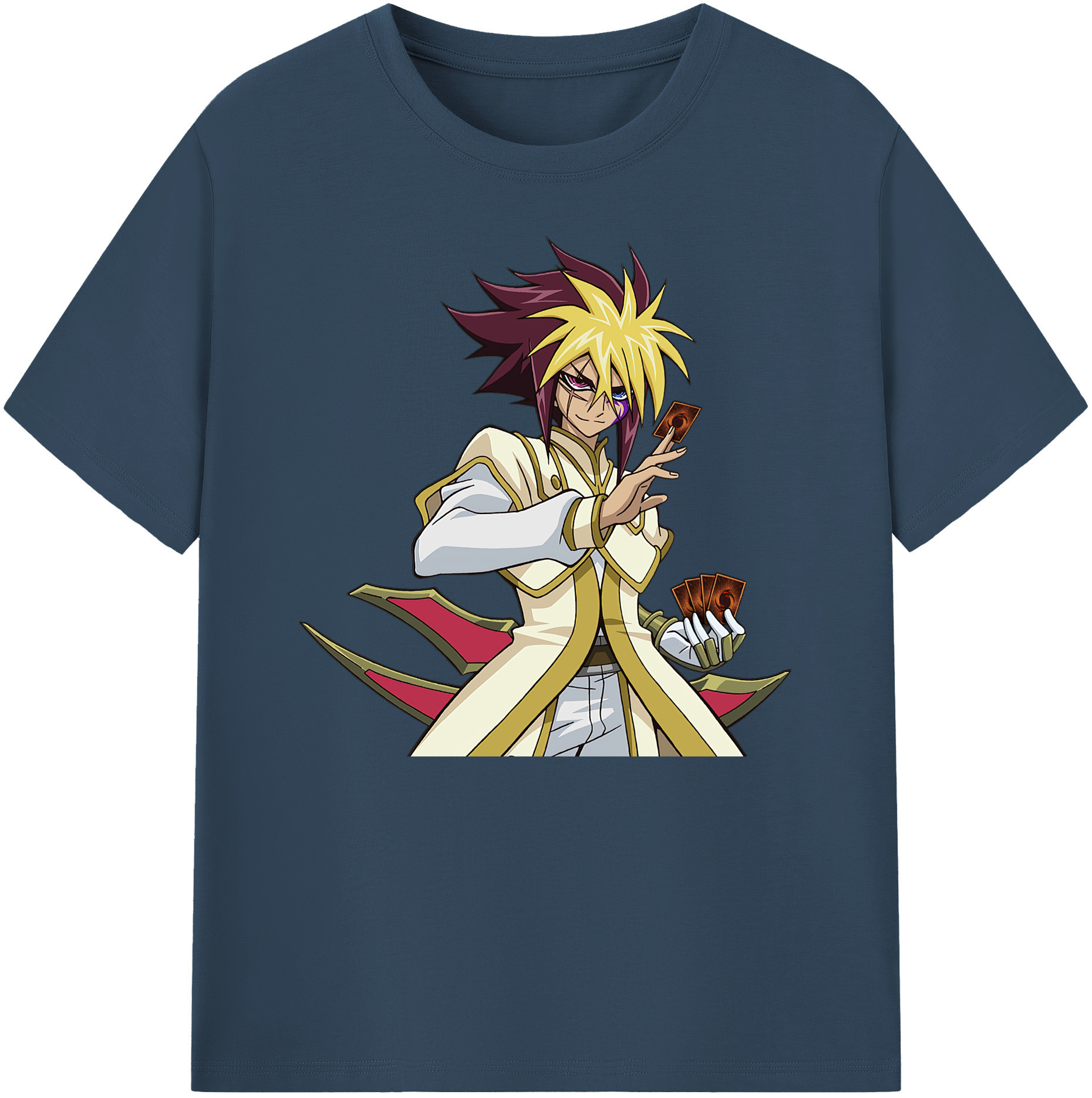 （画像用） 遊☆戯☆王 Yu-Gi-Oh! 綿100％ メンズ半袖Tシャツ｜肌触りやわらか＆通気性