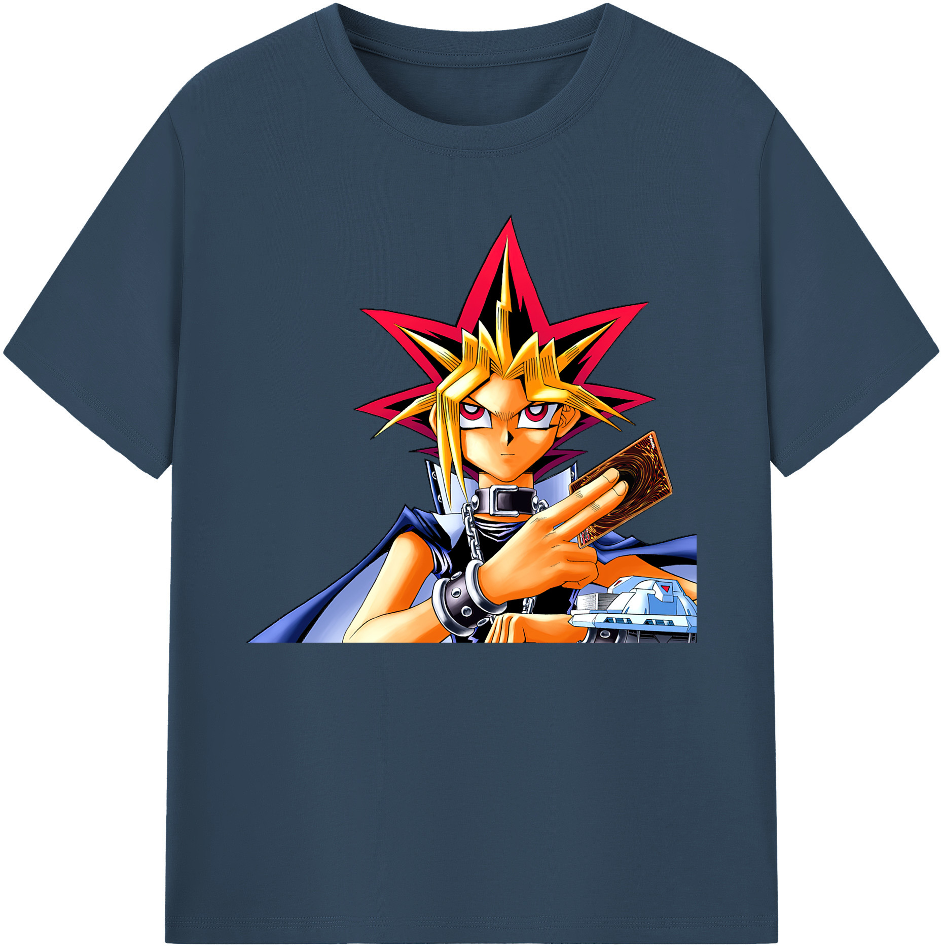 （画像用） 遊☆戯☆王 Yu-Gi-Oh! 綿100％ メンズ半袖Tシャツ｜肌触りやわらか＆通気性