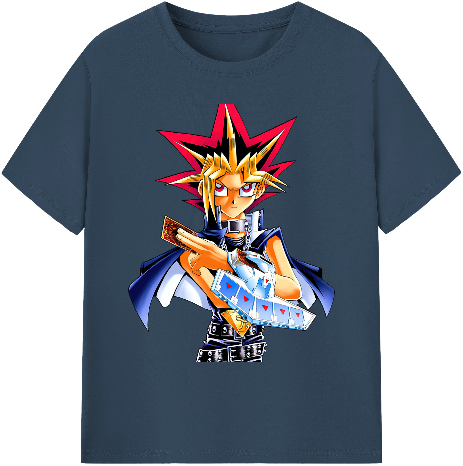 （画像用） 遊☆戯☆王 Yu-Gi-Oh! 綿100％ メンズ半袖Tシャツ｜肌触りやわらか＆通気性