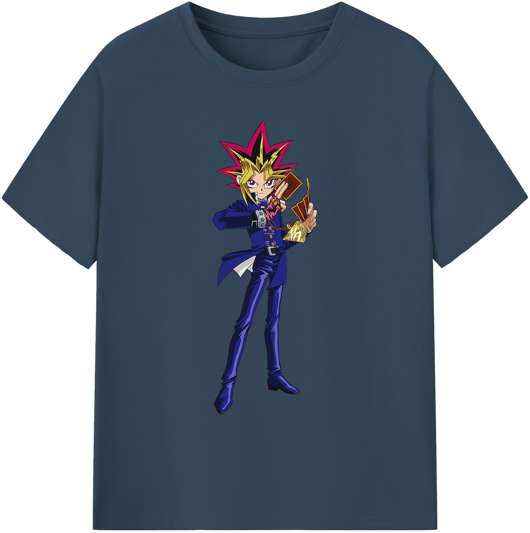 （画像用） 遊☆戯☆王 Yu-Gi-Oh! 綿100％ メンズ半袖Tシャツ｜肌触りやわらか＆通気性