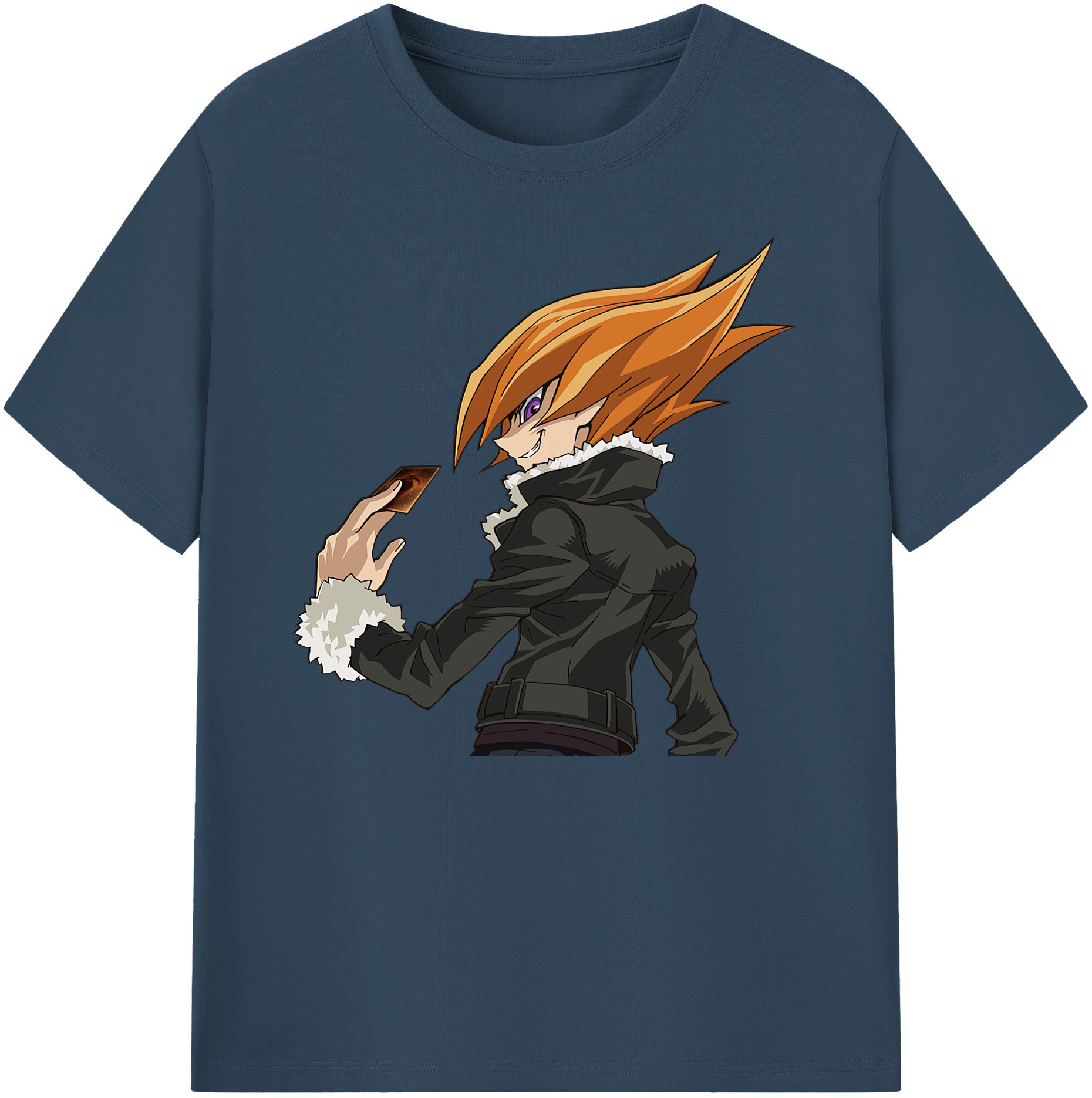 （画像用） 遊☆戯☆王 Yu-Gi-Oh! 綿100％ メンズ半袖Tシャツ｜肌触りやわらか＆通気性