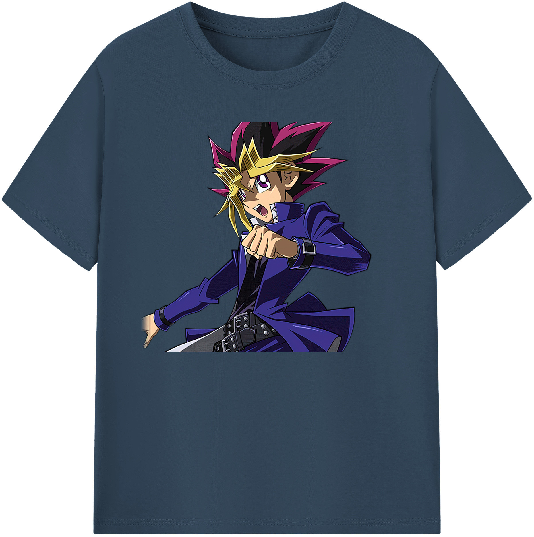 （画像用） 遊☆戯☆王 Yu-Gi-Oh! 綿100％ メンズ半袖Tシャツ｜肌触りやわらか＆通気性