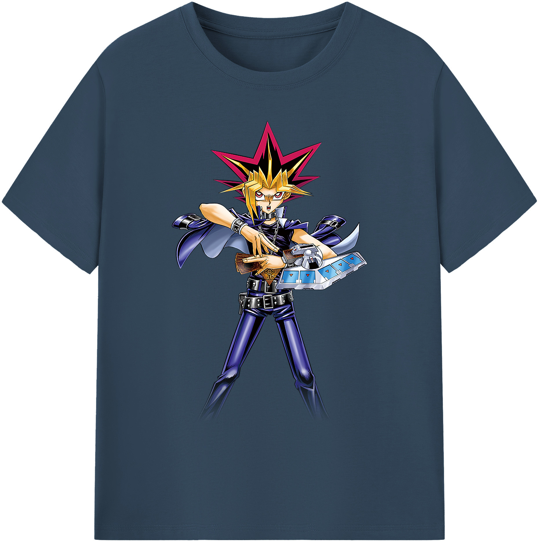 （画像用） 遊☆戯☆王 Yu-Gi-Oh! 綿100％ メンズ半袖Tシャツ｜肌触りやわらか＆通気性