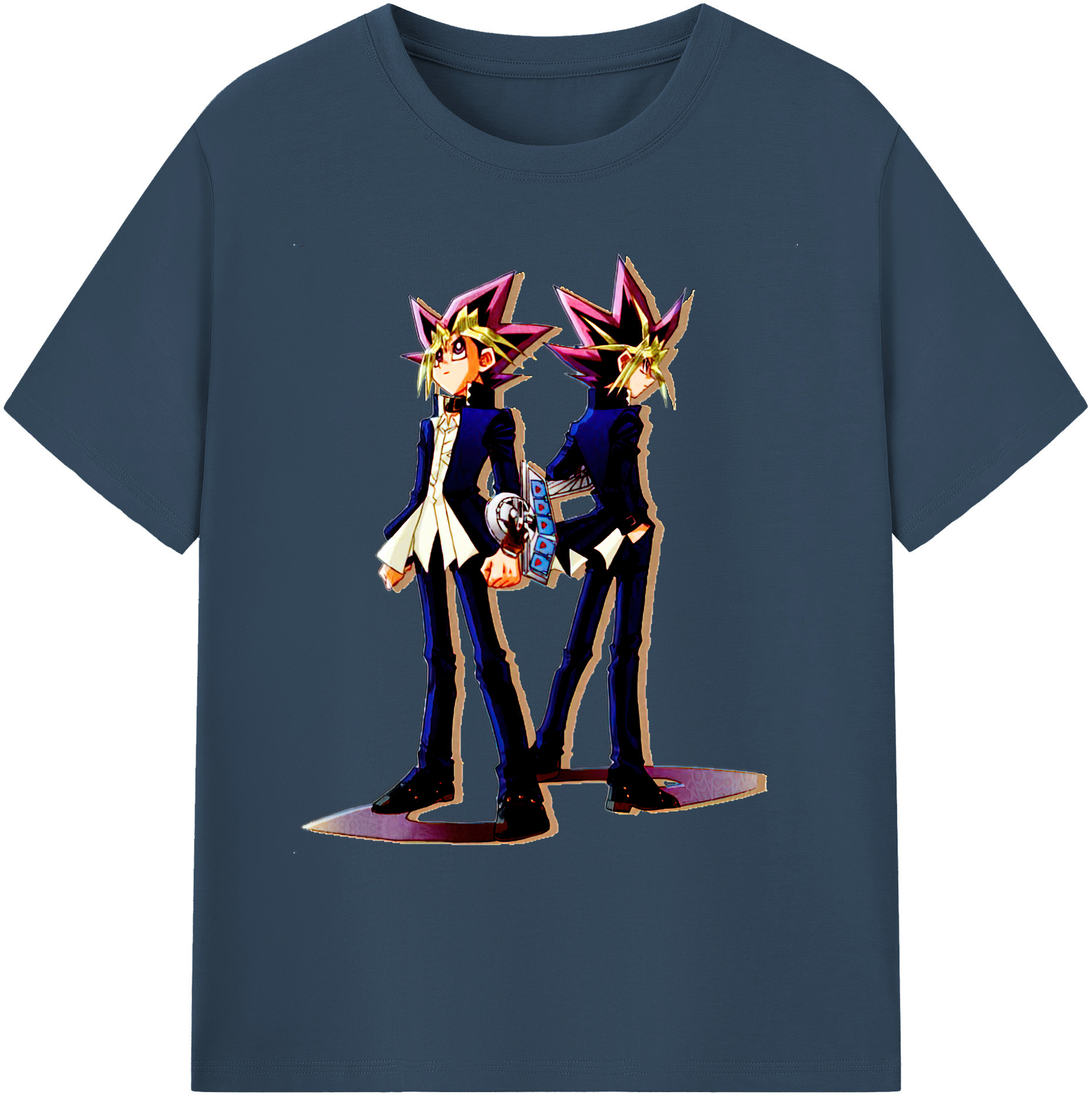 （画像用） 遊☆戯☆王 Yu-Gi-Oh! 綿100％ メンズ半袖Tシャツ｜肌触りやわらか＆通気性