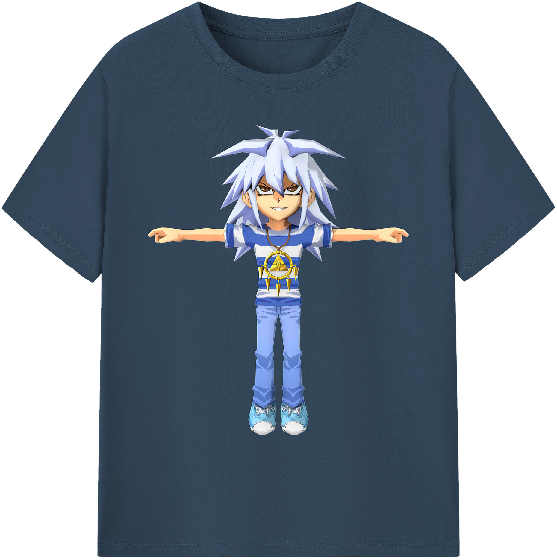 （画像用） 遊☆戯☆王 Yu-Gi-Oh! 綿100％ メンズ半袖Tシャツ｜肌触りやわらか＆通気性