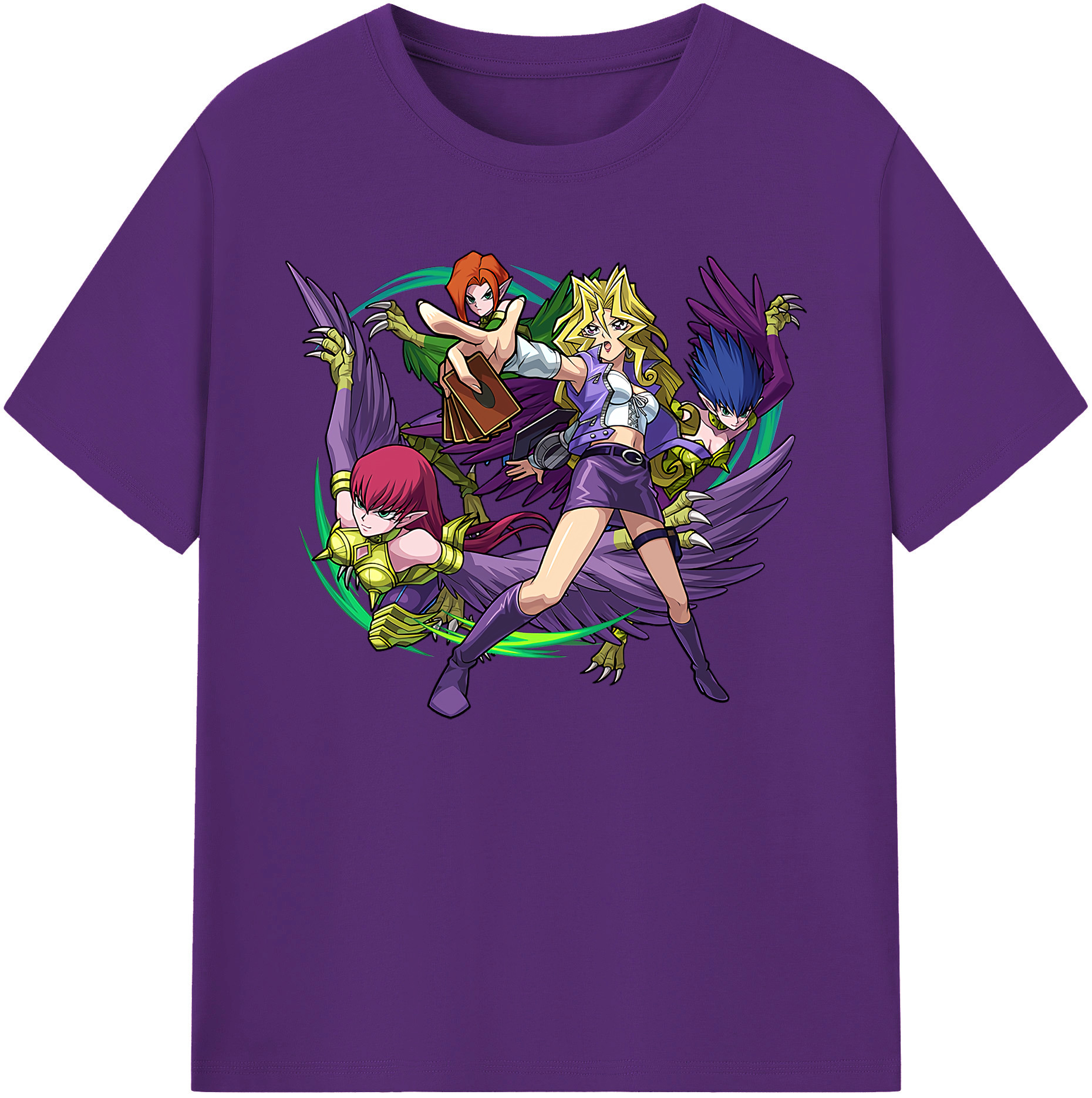 （画像用） 遊☆戯☆王 Yu-Gi-Oh! 綿100％ メンズ半袖Tシャツ｜肌触りやわらか＆通気性