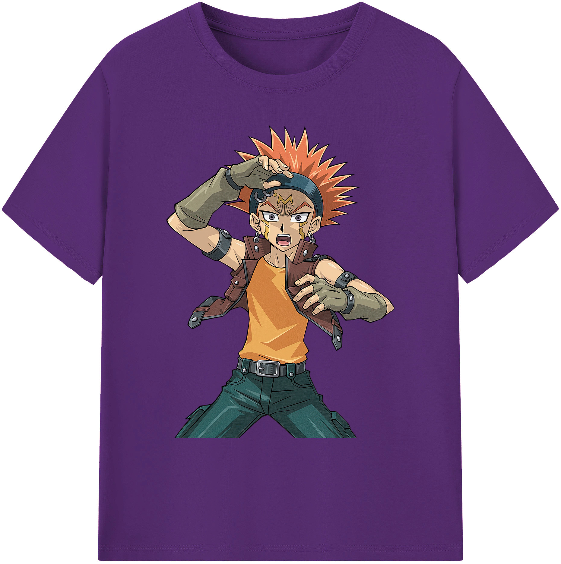 （画像用） 遊☆戯☆王 Yu-Gi-Oh! 綿100％ メンズ半袖Tシャツ｜肌触りやわらか＆通気性