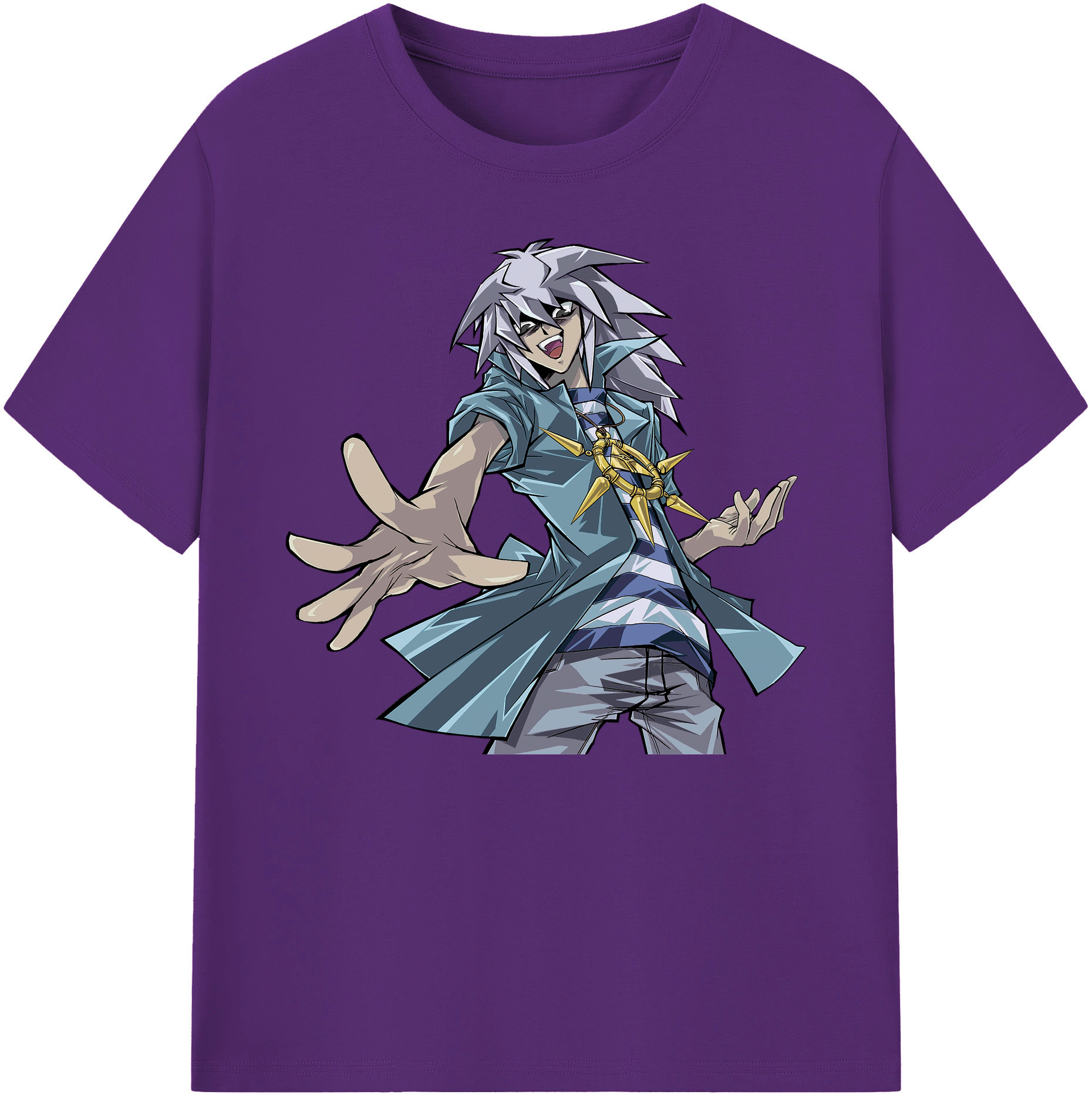 （画像用） 遊☆戯☆王 Yu-Gi-Oh! 綿100％ メンズ半袖Tシャツ｜肌触りやわらか＆通気性