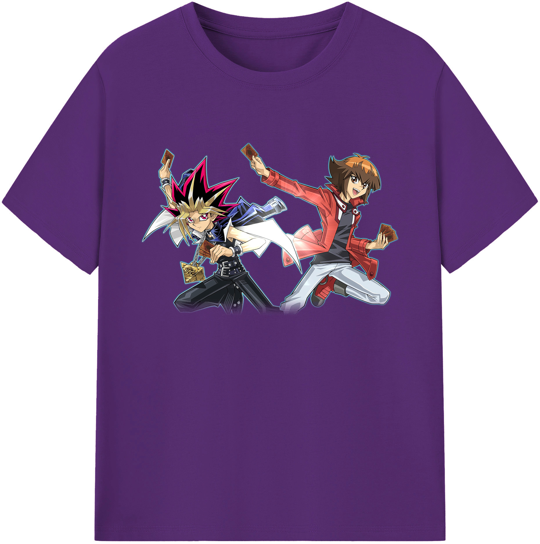 （画像用） 遊☆戯☆王 Yu-Gi-Oh! 綿100％ メンズ半袖Tシャツ｜肌触りやわらか＆通気性