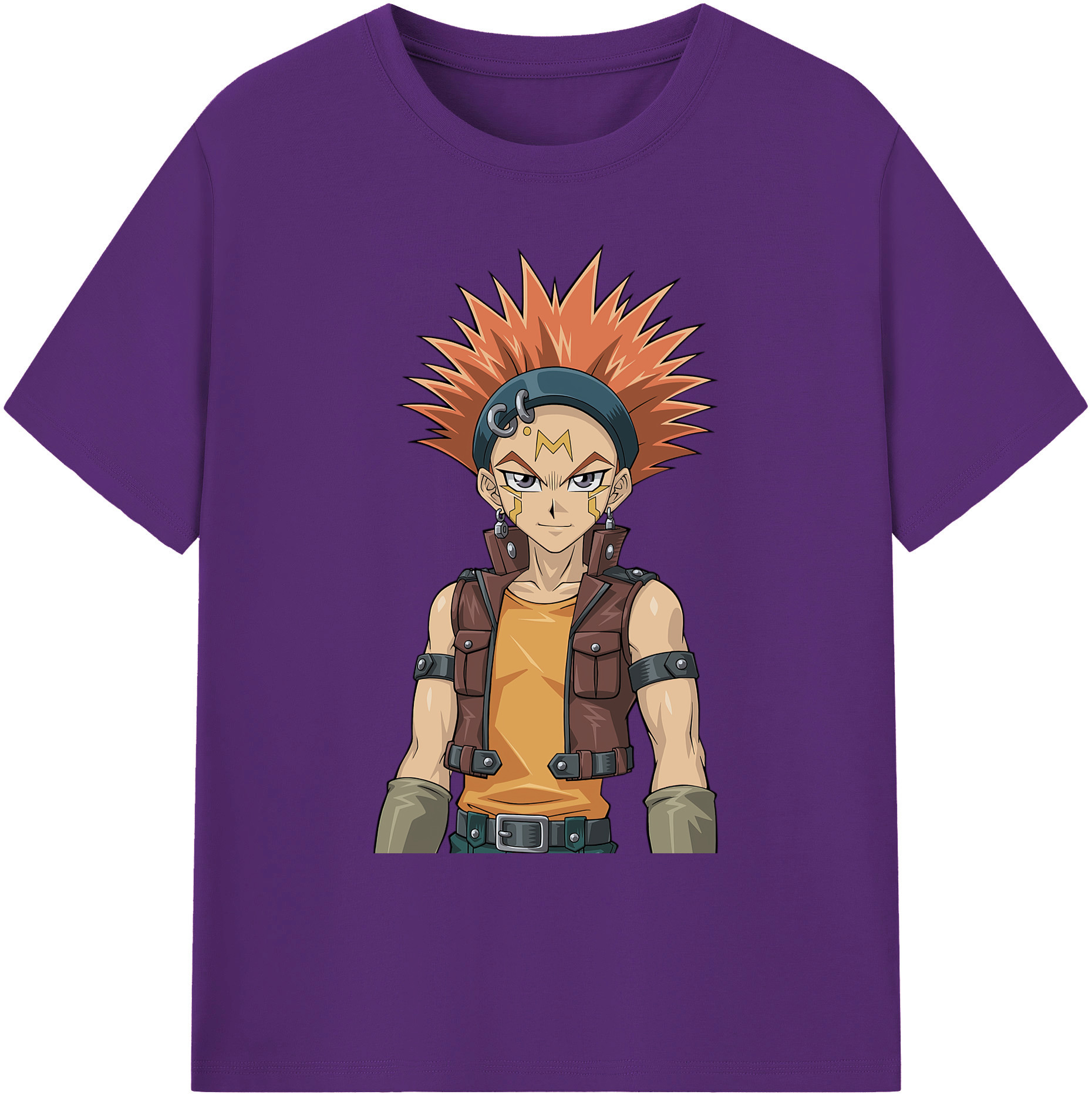 （画像用） 遊☆戯☆王 Yu-Gi-Oh! 綿100％ メンズ半袖Tシャツ｜肌触りやわらか＆通気性