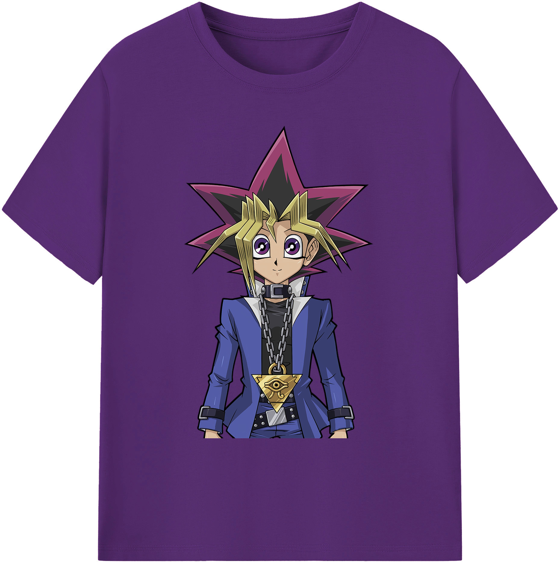 （画像用） 遊☆戯☆王 Yu-Gi-Oh! 綿100％ メンズ半袖Tシャツ｜肌触りやわらか＆通気性