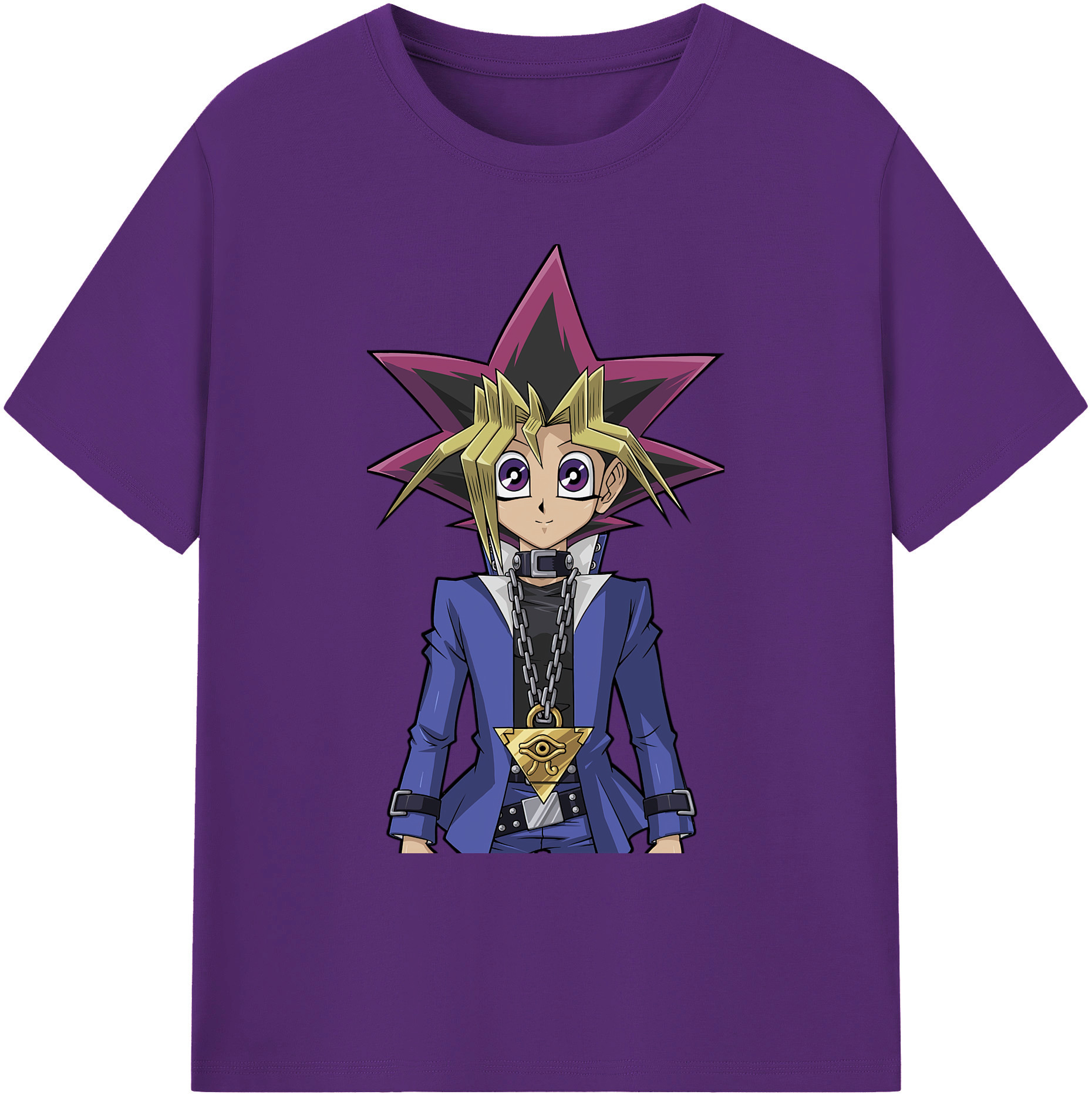 （画像用） 遊☆戯☆王 Yu-Gi-Oh! 綿100％ メンズ半袖Tシャツ｜肌触りやわらか＆通気性