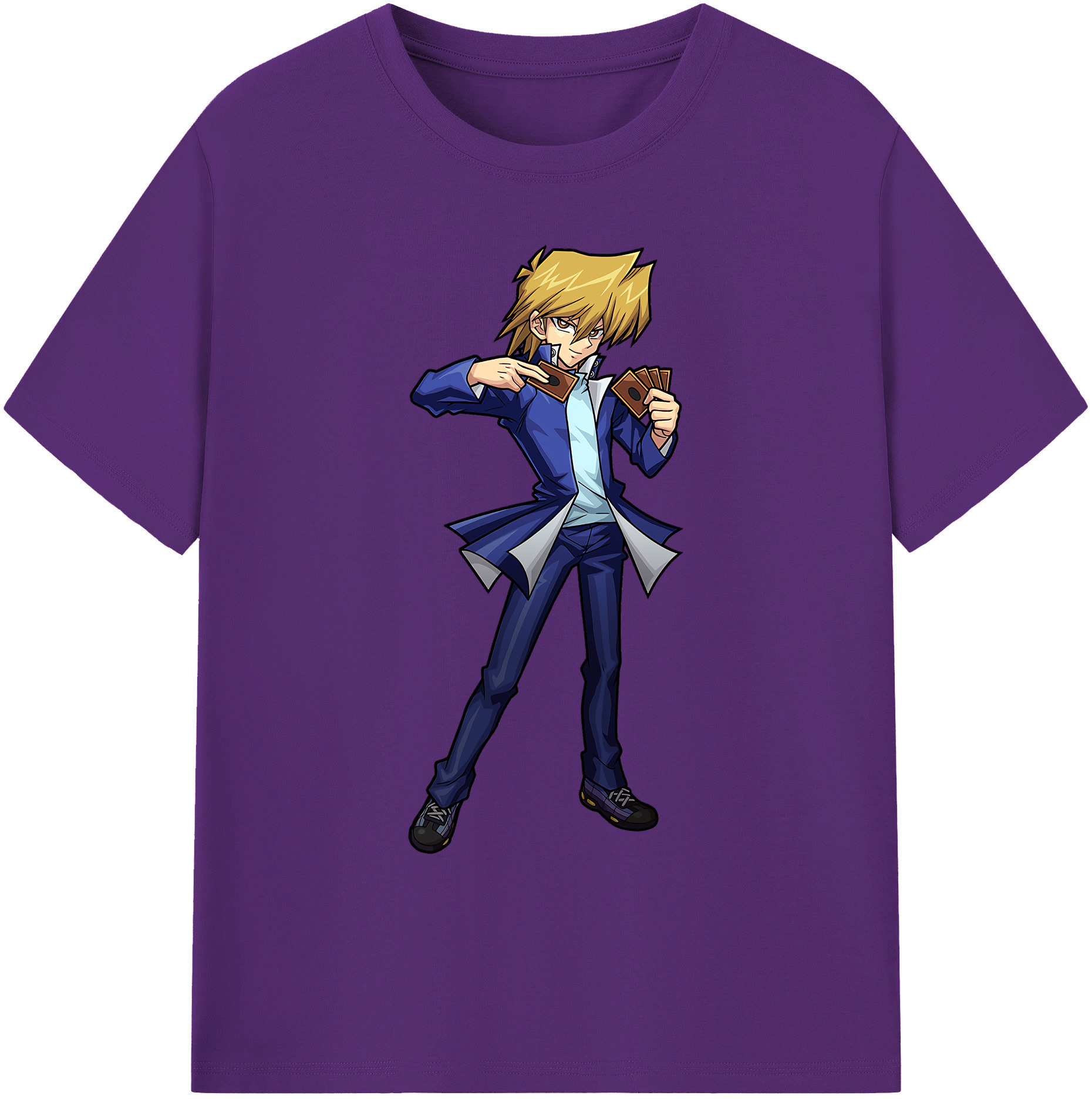 （画像用） 遊☆戯☆王 Yu-Gi-Oh! 綿100％ メンズ半袖Tシャツ｜肌触りやわらか＆通気性