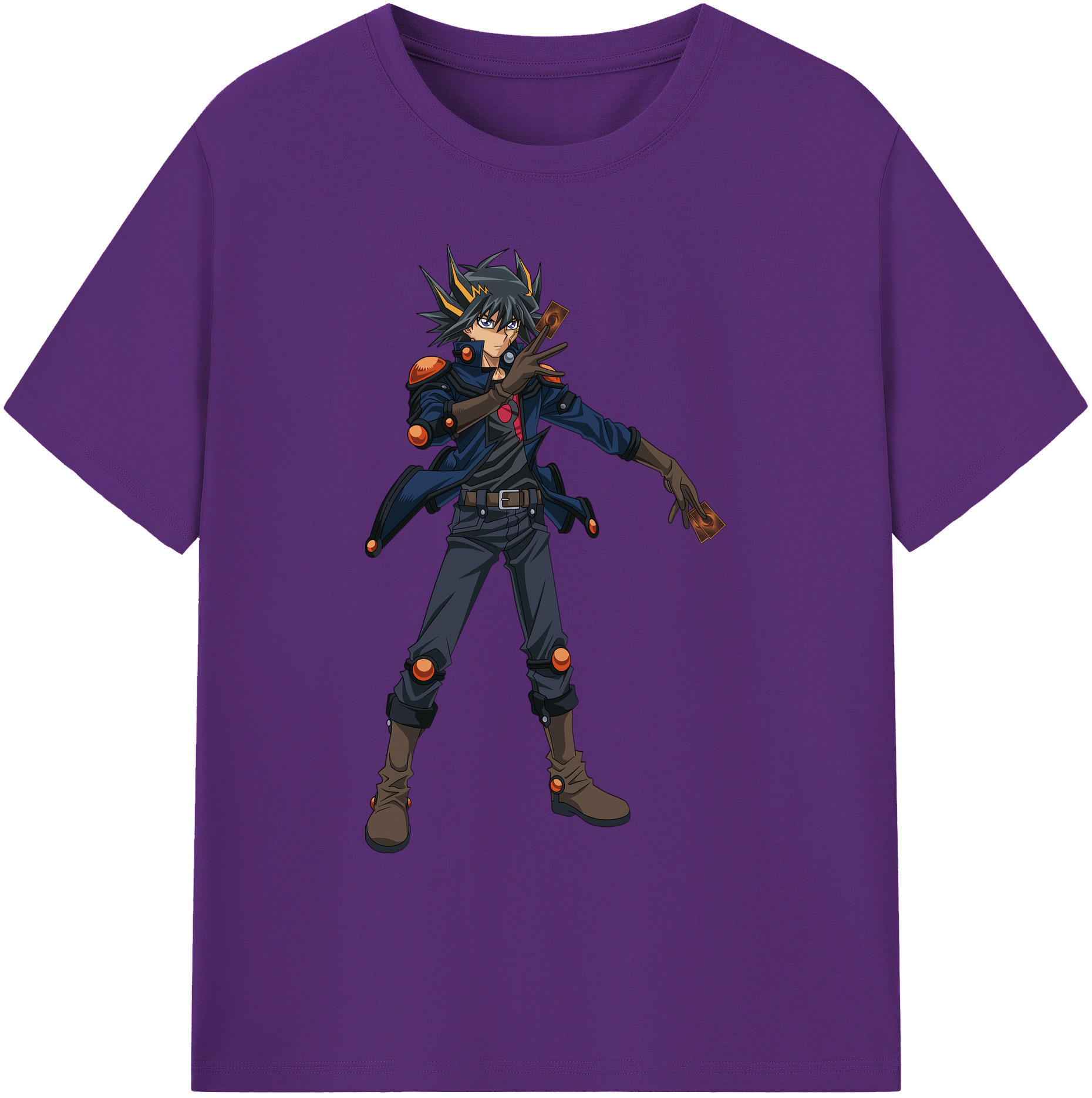 （画像用） 遊☆戯☆王 Yu-Gi-Oh! 綿100％ メンズ半袖Tシャツ｜肌触りやわらか＆通気性