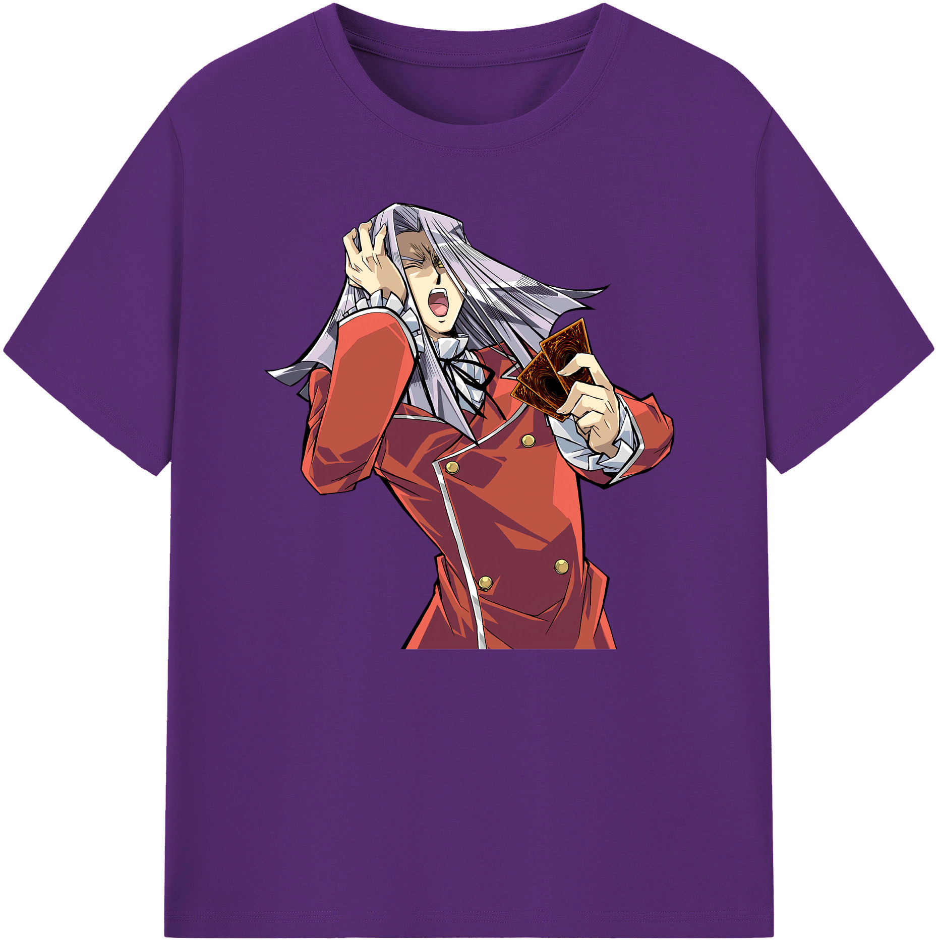 （画像用） 遊☆戯☆王 Yu-Gi-Oh! 綿100％ メンズ半袖Tシャツ｜肌触りやわらか＆通気性