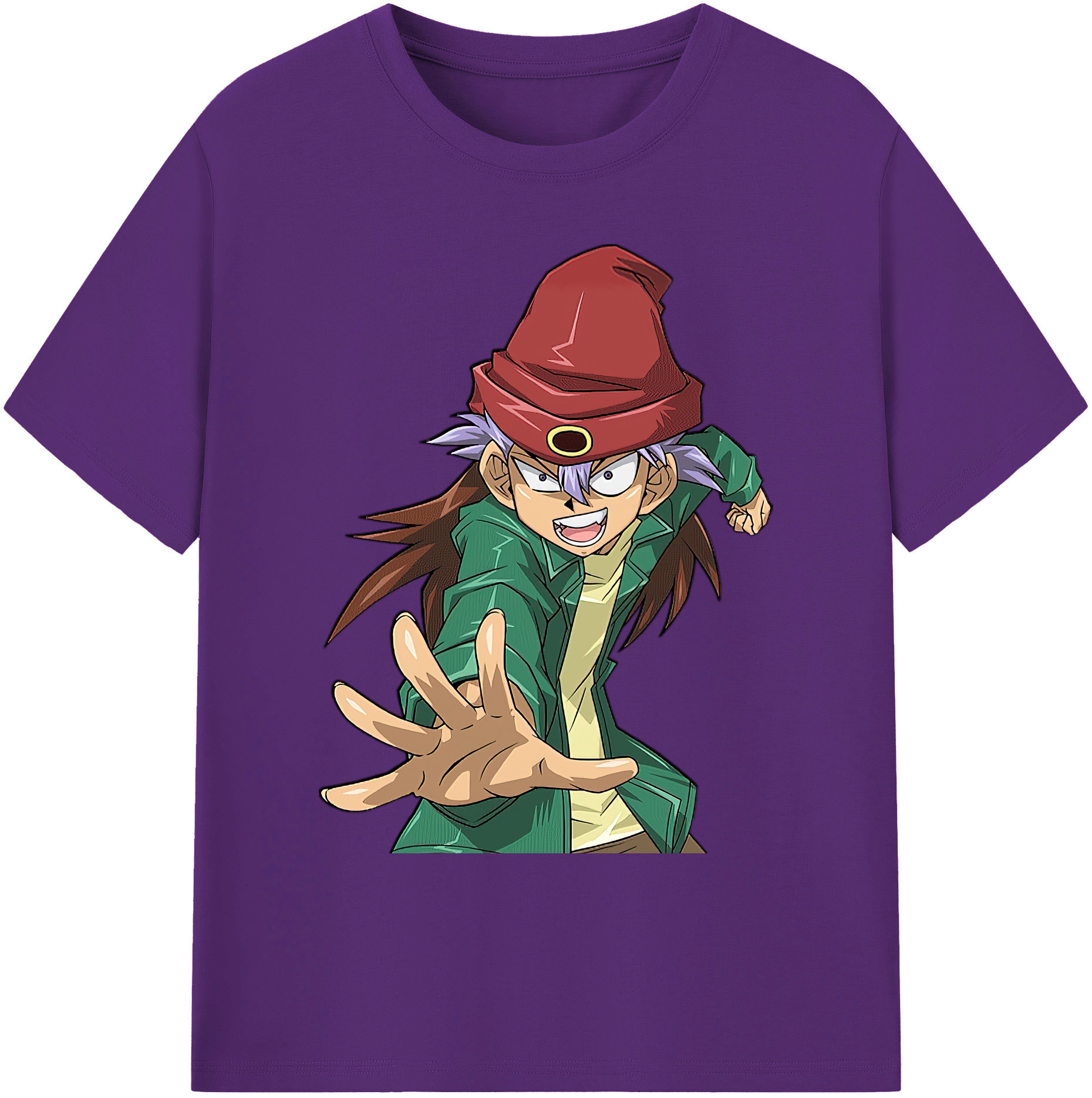 （画像用） 遊☆戯☆王 Yu-Gi-Oh! 綿100％ メンズ半袖Tシャツ｜肌触りやわらか＆通気性