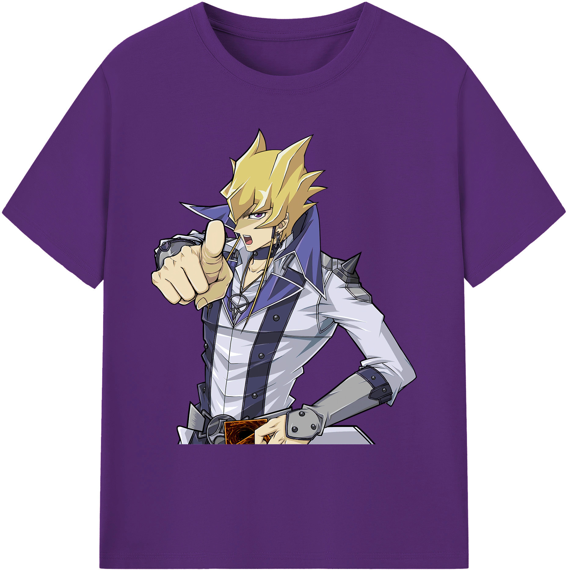 （画像用） 遊☆戯☆王 Yu-Gi-Oh! 綿100％ メンズ半袖Tシャツ｜肌触りやわらか＆通気性