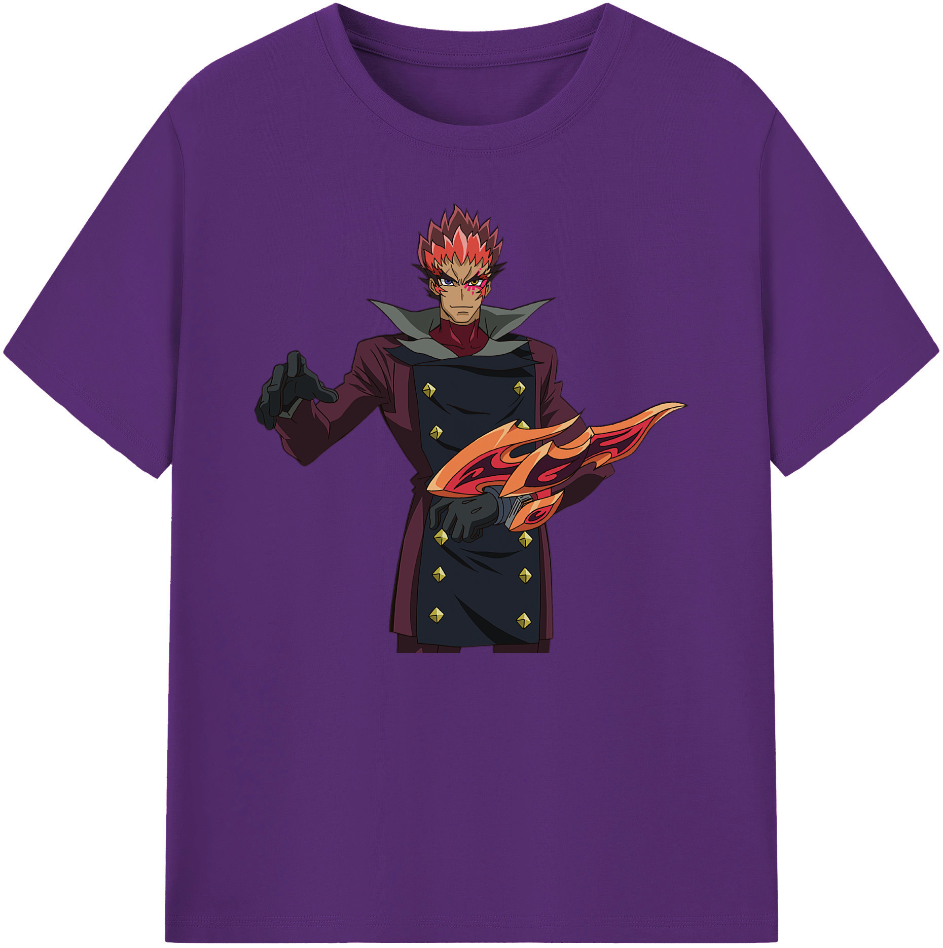 （画像用） 遊☆戯☆王 Yu-Gi-Oh! 綿100％ メンズ半袖Tシャツ｜肌触りやわらか＆通気性