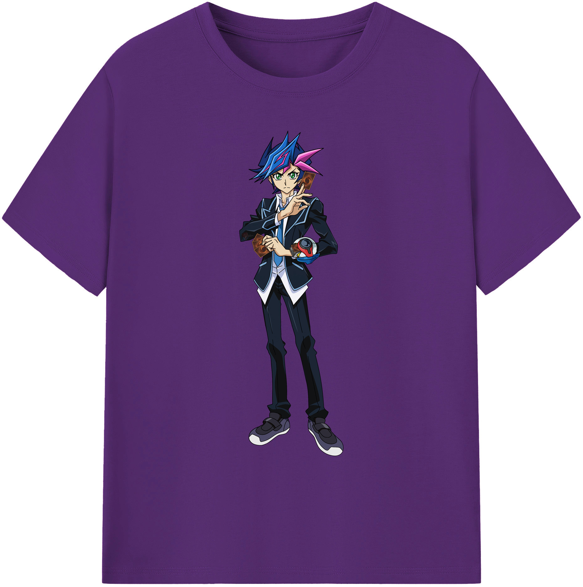 （画像用） 遊☆戯☆王 Yu-Gi-Oh! 綿100％ メンズ半袖Tシャツ｜肌触りやわらか＆通気性