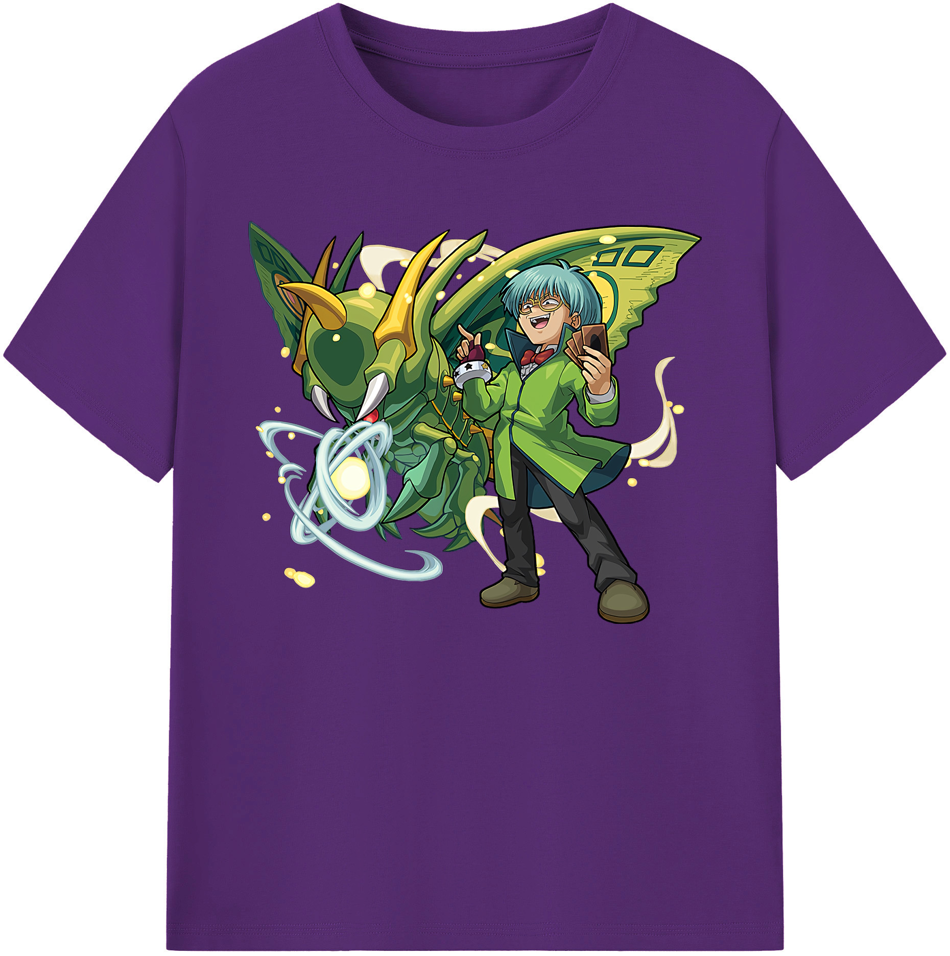 （画像用） 遊☆戯☆王 Yu-Gi-Oh! 綿100％ メンズ半袖Tシャツ｜肌触りやわらか＆通気性