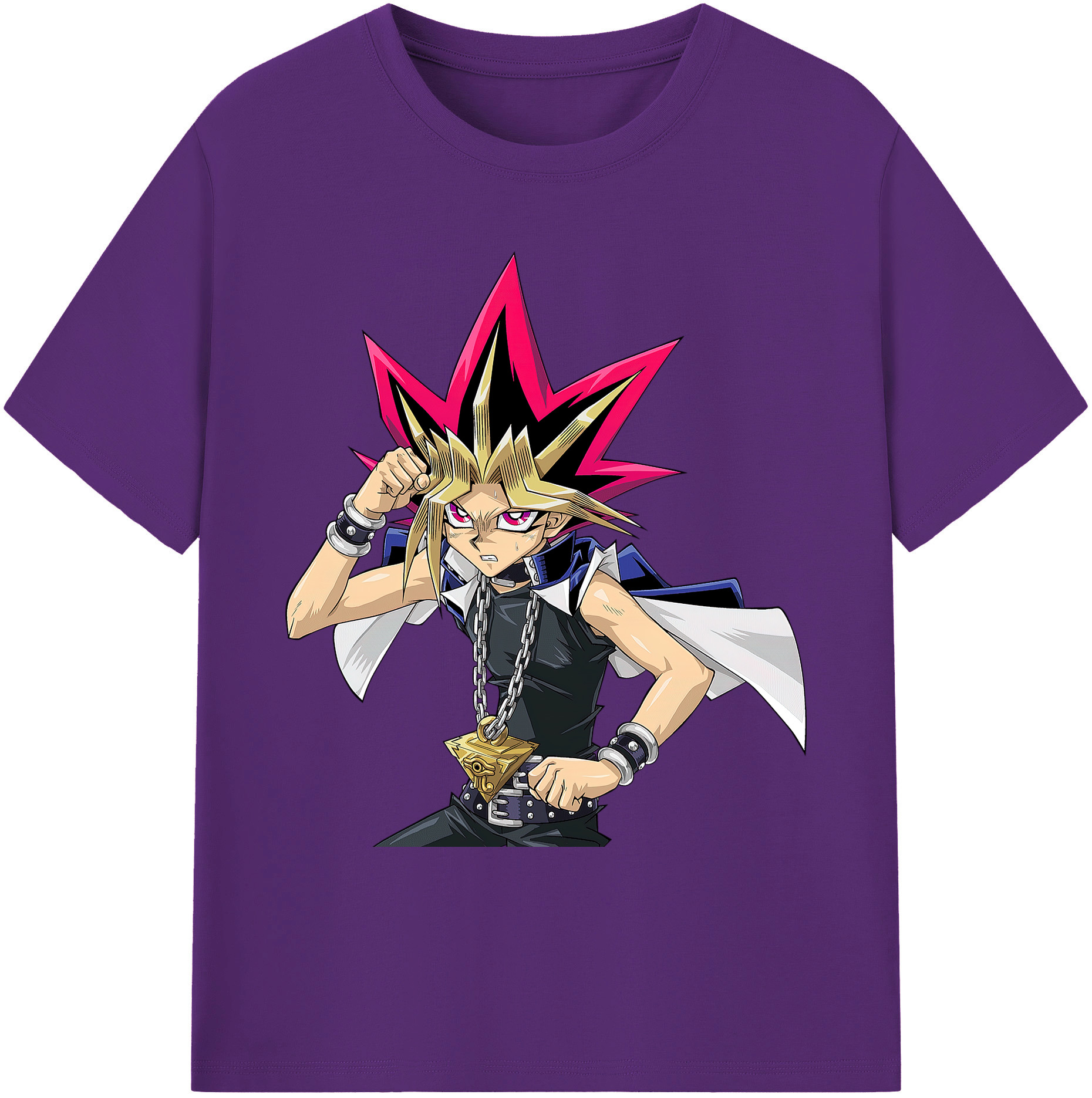 （画像用） 遊☆戯☆王 Yu-Gi-Oh! 綿100％ メンズ半袖Tシャツ｜肌触りやわらか＆通気性