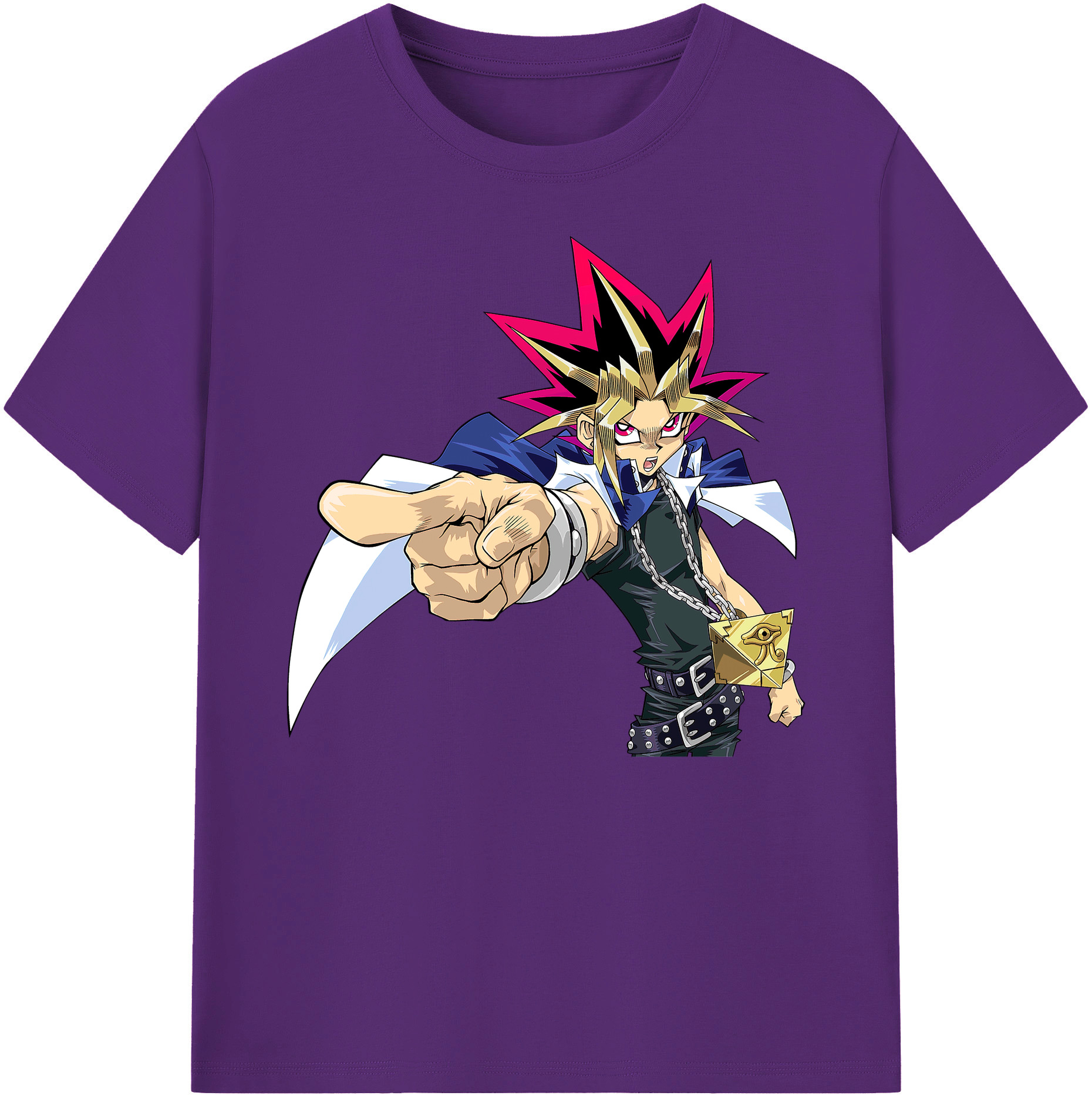 （画像用） 遊☆戯☆王 Yu-Gi-Oh! 綿100％ メンズ半袖Tシャツ｜肌触りやわらか＆通気性