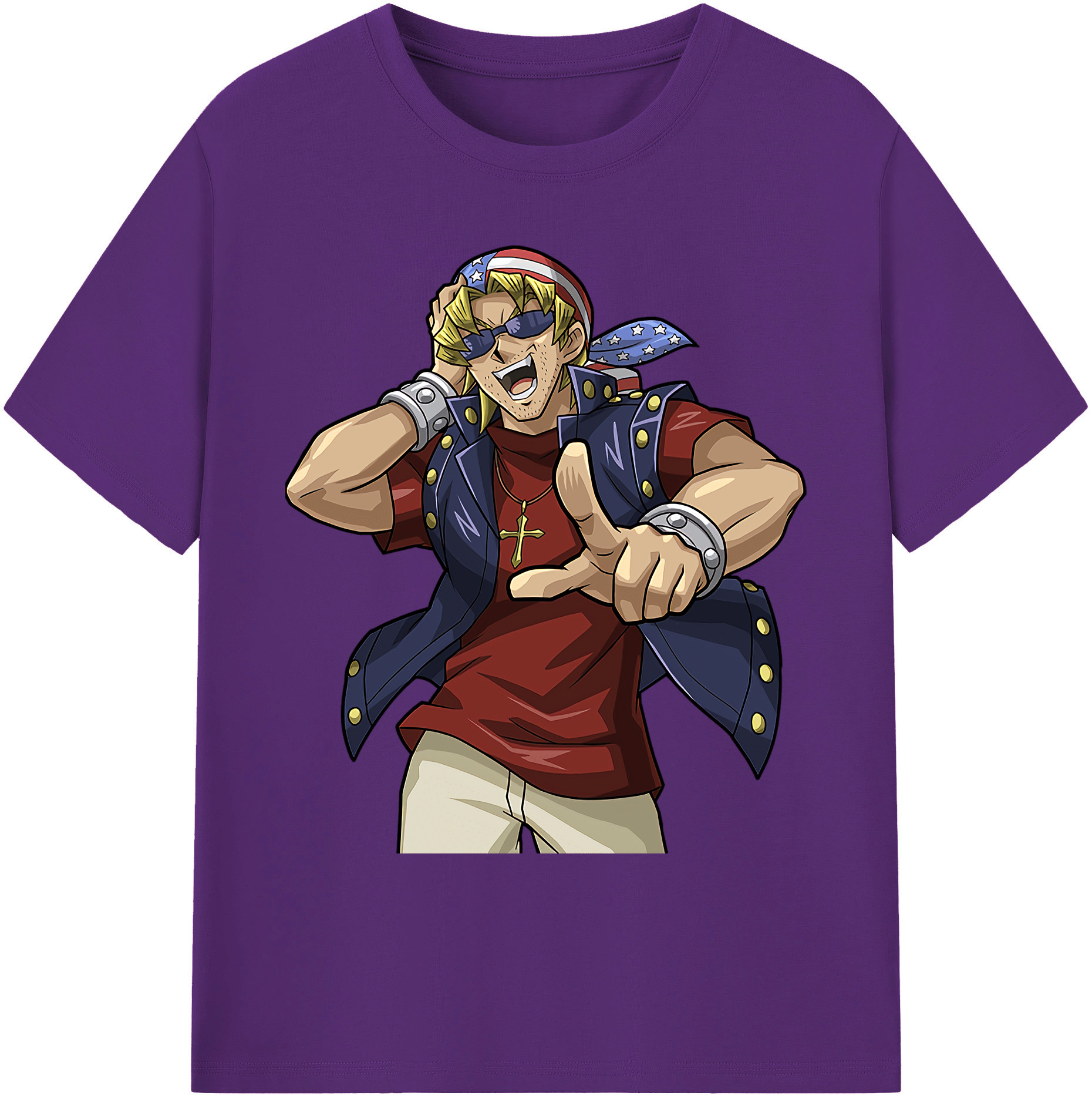 （画像用） 遊☆戯☆王 Yu-Gi-Oh! 綿100％ メンズ半袖Tシャツ｜肌触りやわらか＆通気性