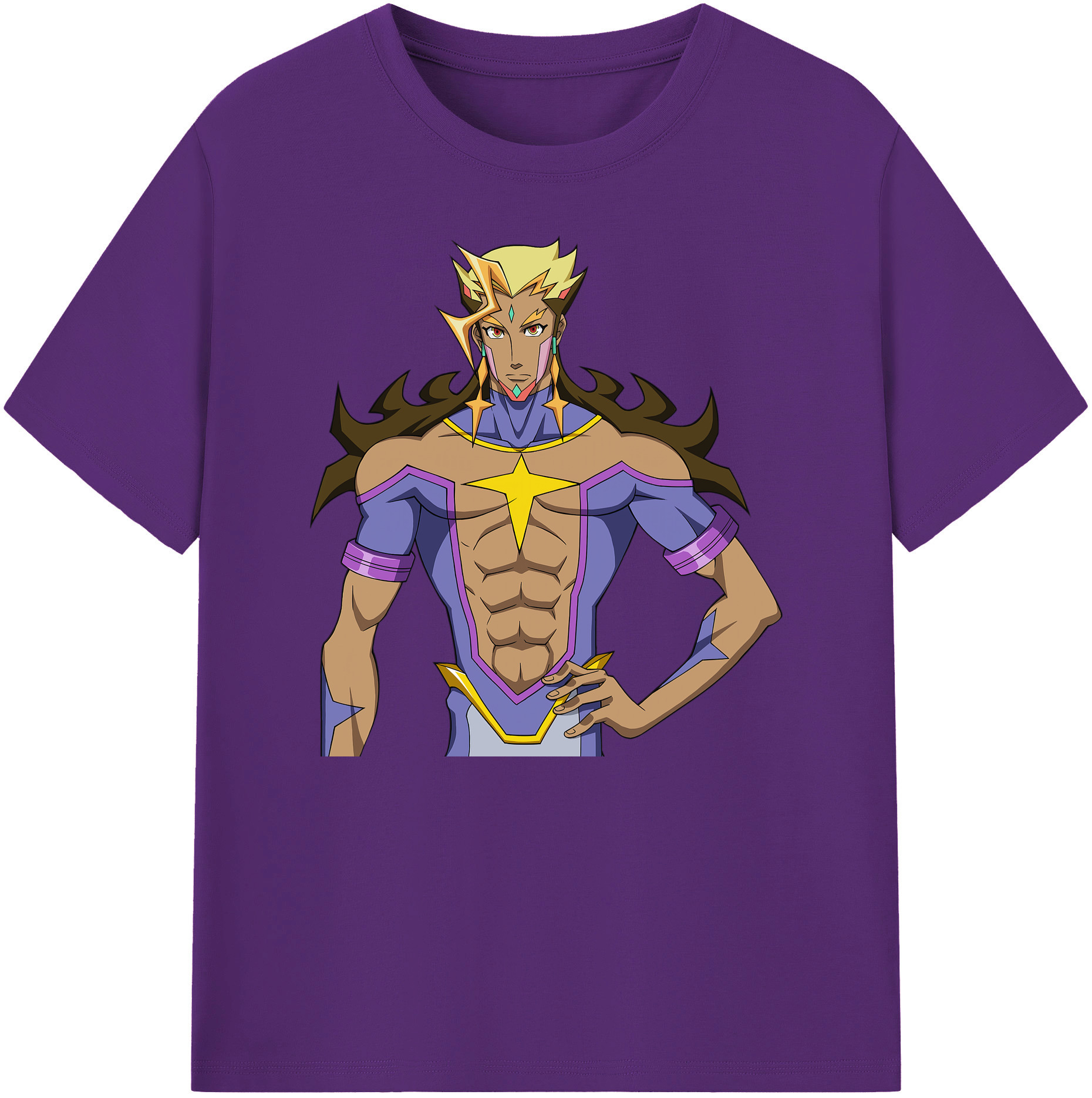 （画像用） 遊☆戯☆王 Yu-Gi-Oh! 綿100％ メンズ半袖Tシャツ｜肌触りやわらか＆通気性