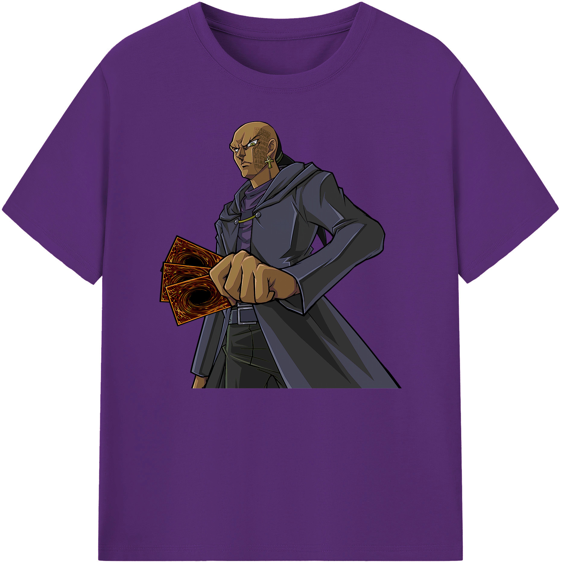 （画像用） 遊☆戯☆王 Yu-Gi-Oh! 綿100％ メンズ半袖Tシャツ｜肌触りやわらか＆通気性