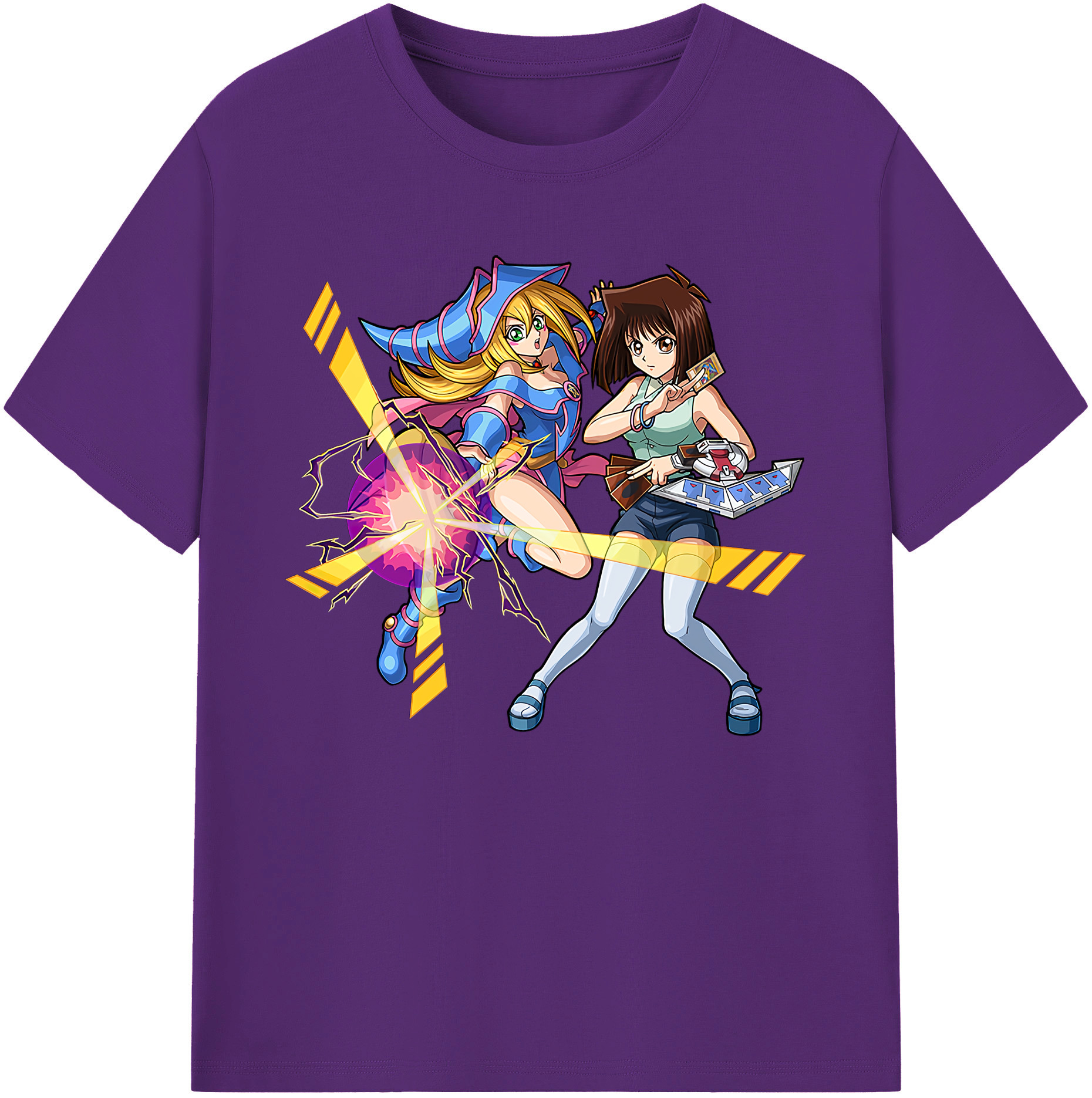 （画像用） 遊☆戯☆王 Yu-Gi-Oh! 綿100％ メンズ半袖Tシャツ｜肌触りやわらか＆通気性