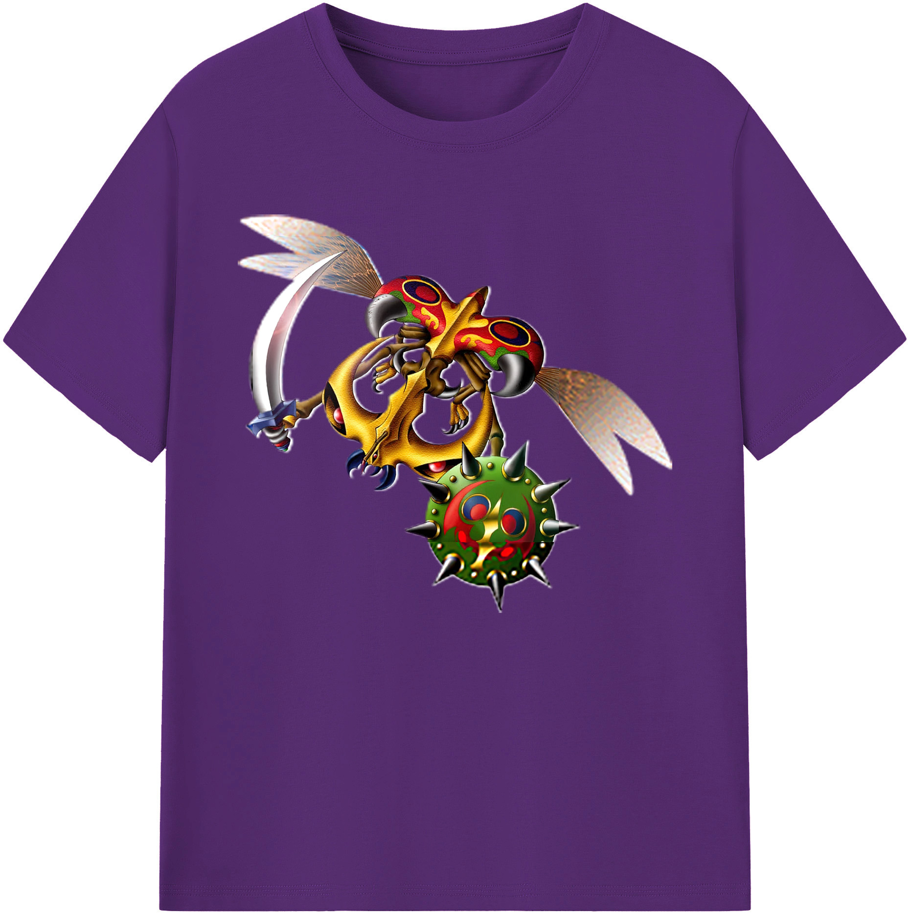 （画像用） 遊☆戯☆王 Yu-Gi-Oh! 綿100％ メンズ半袖Tシャツ｜肌触りやわらか＆通気性