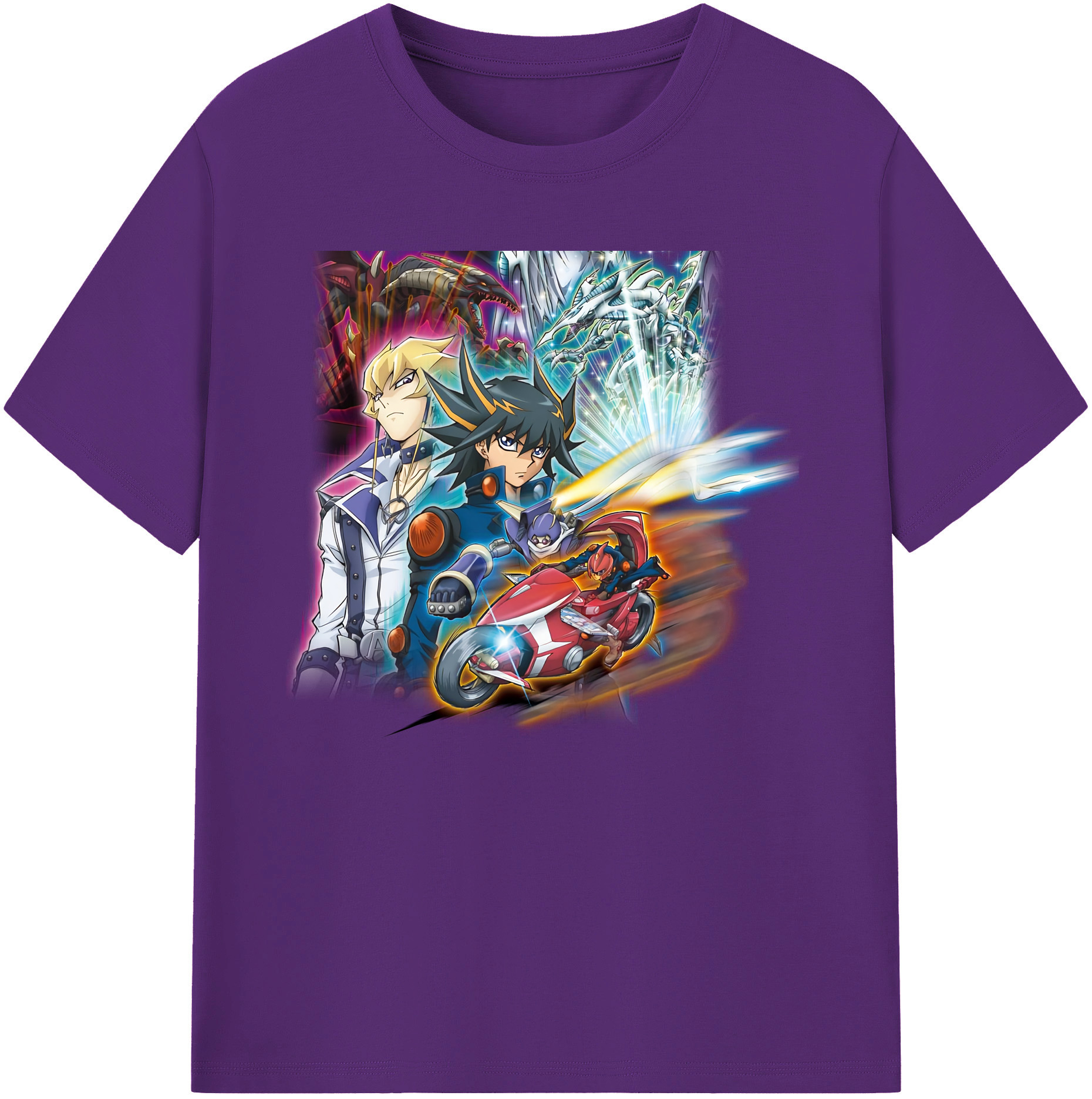 （画像用） 遊☆戯☆王 Yu-Gi-Oh! 綿100％ メンズ半袖Tシャツ｜肌触りやわらか＆通気性